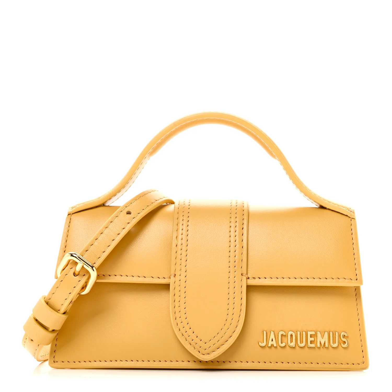 Smooth Calfskin Le Bambino Dark Yellow
