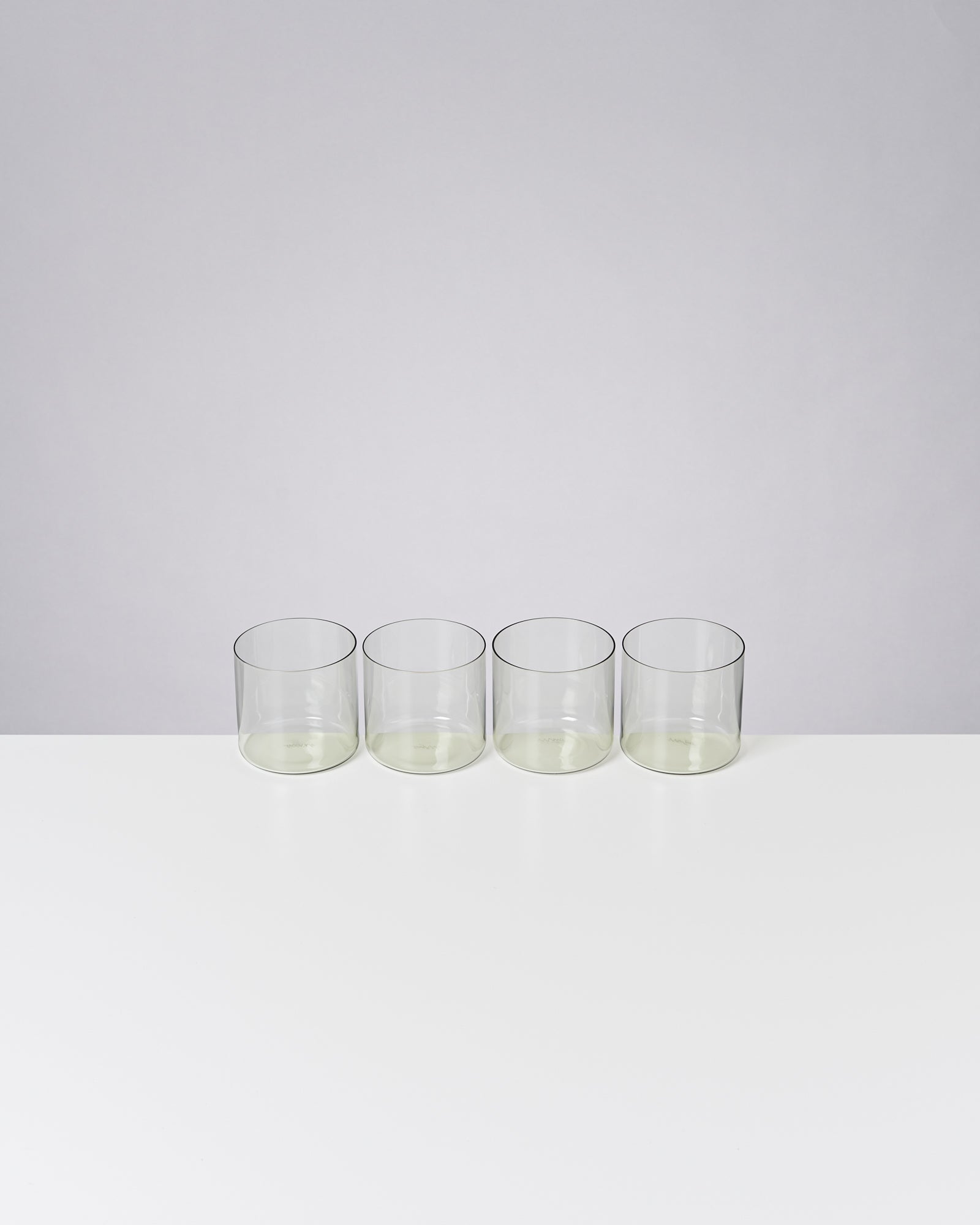 JOIA - SMALL GLASS EMERALD SET OF 4