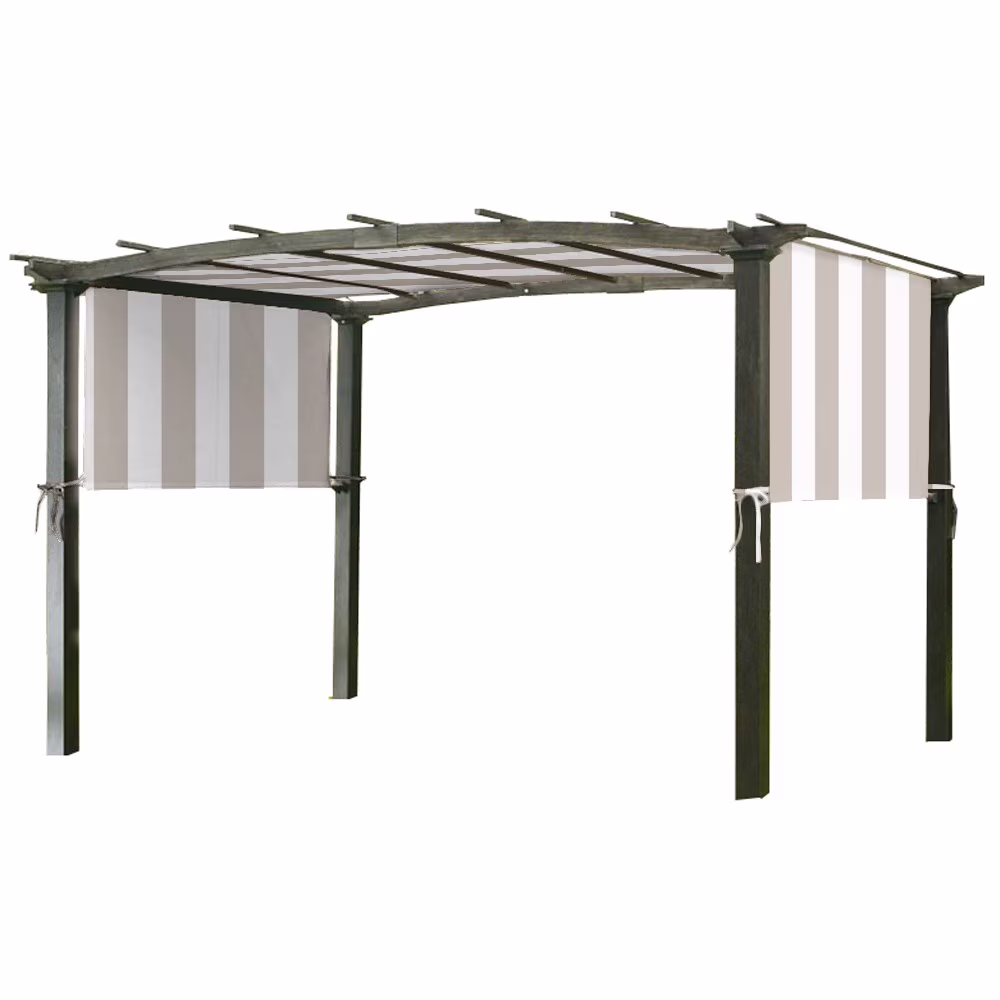 Garden Winds Universal Replacement Canopy Top Cover for Pergola Structures - Standard 350 - Cabana Beige
