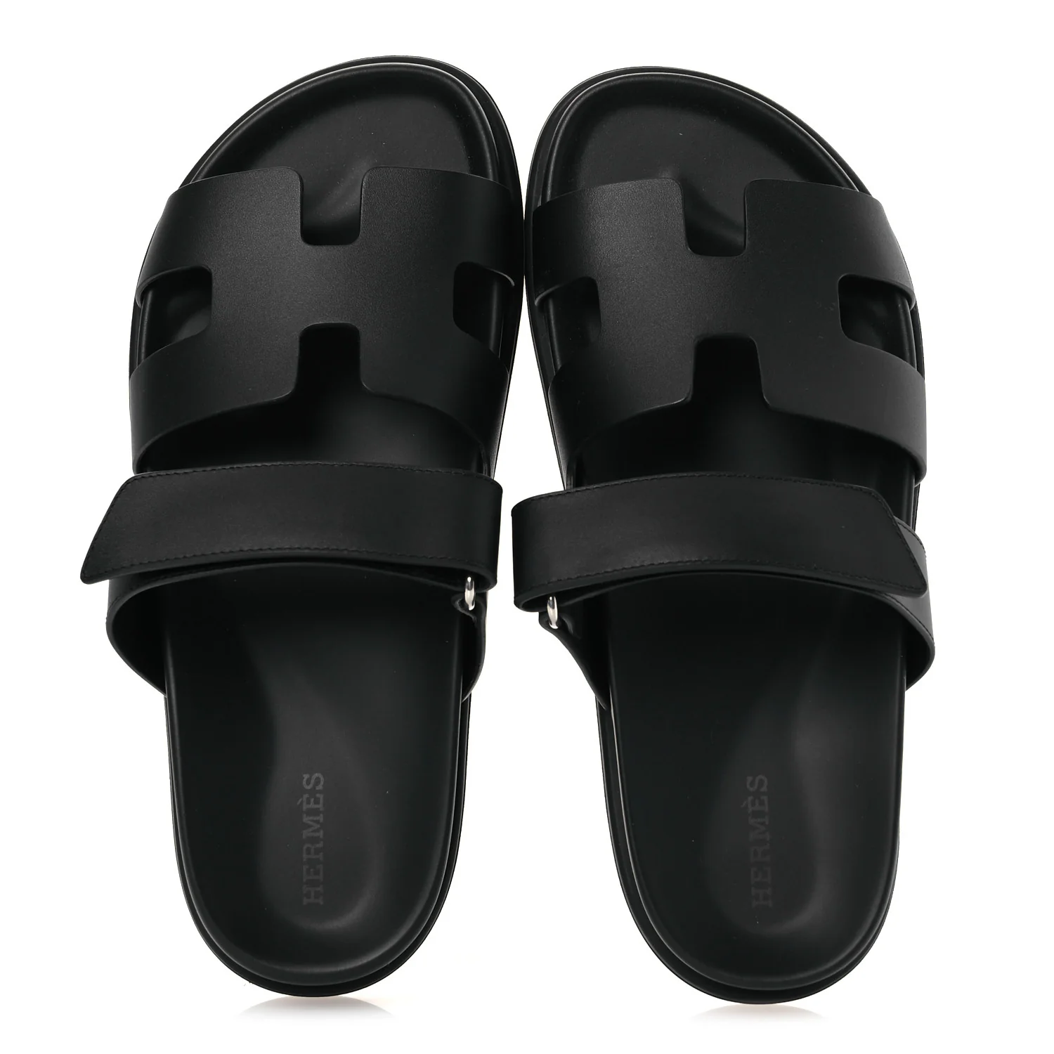Calfskin Womens Chypre Sandals 38 Black