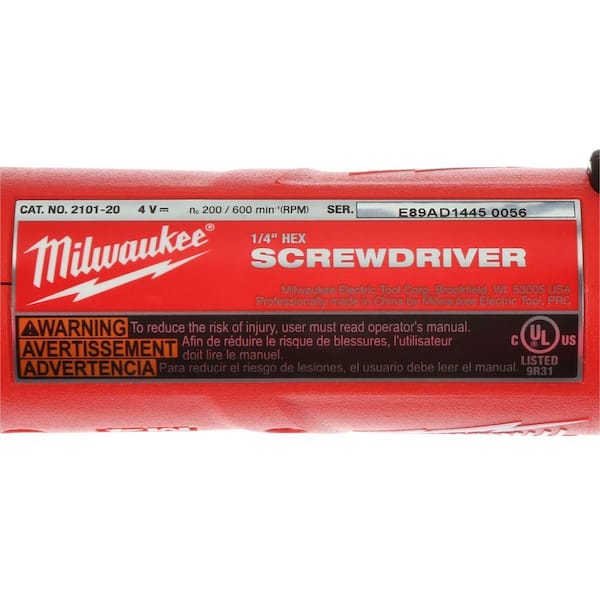 M4 4V Lithium-Ion Cordless 1/4 in. Hex Screwdriver 2-Battery Kit - Image 6