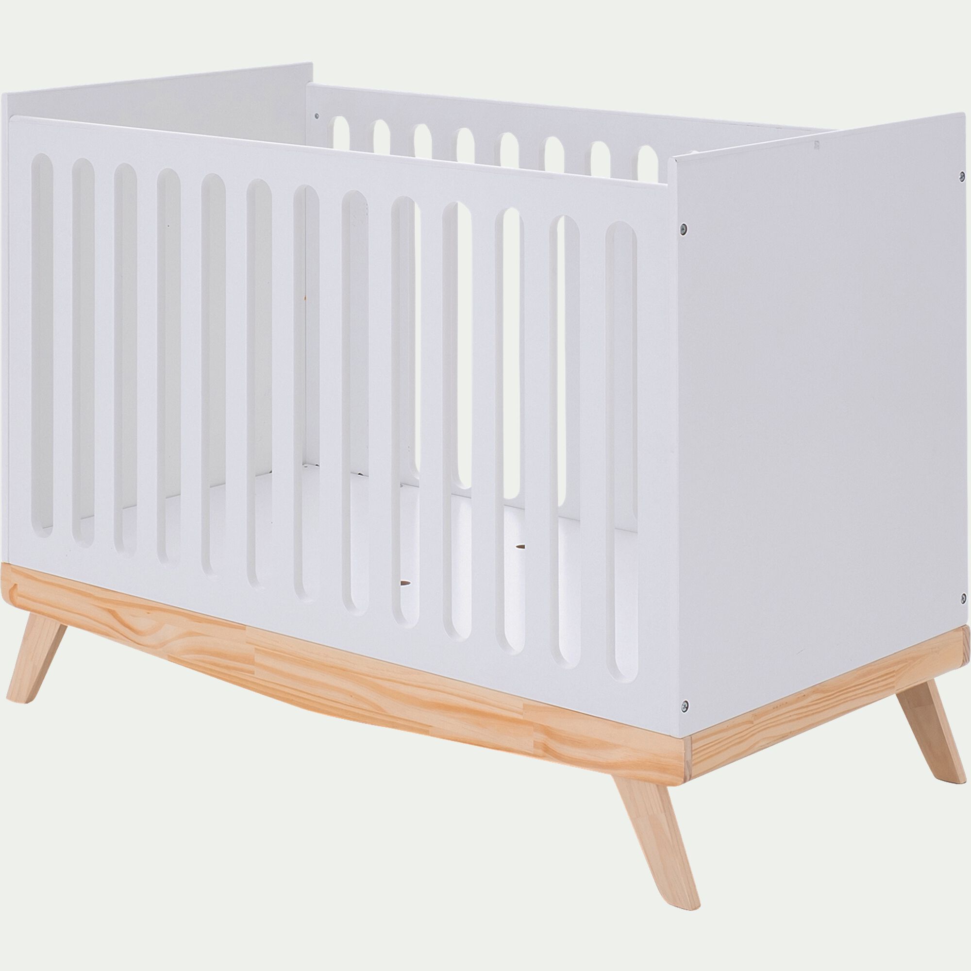 ANAE - Lit bébé en bois - blanc