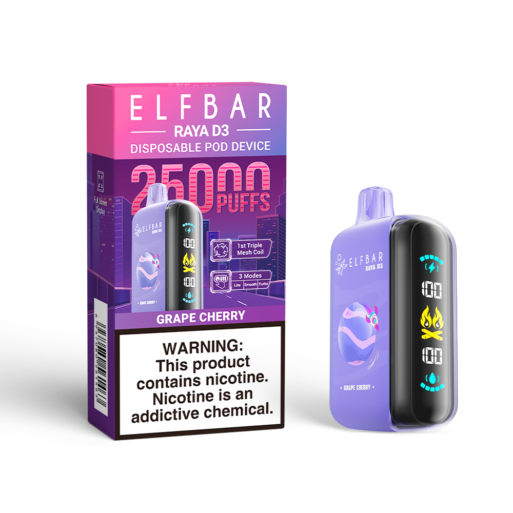ELF BAR RAYA D3 25000 PUFFS
