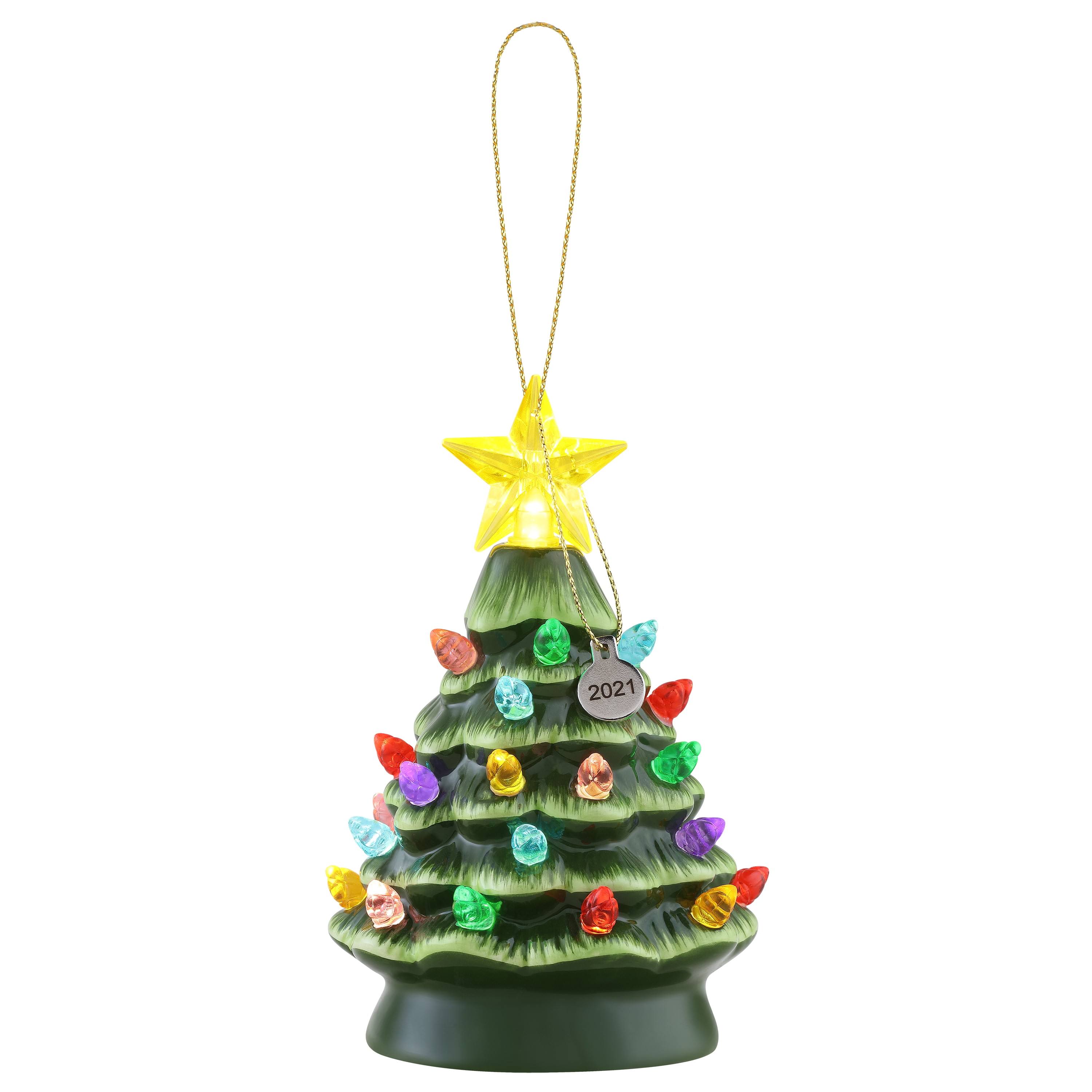Mr. Christmas Ceramic Tree Ornament - Green - 5