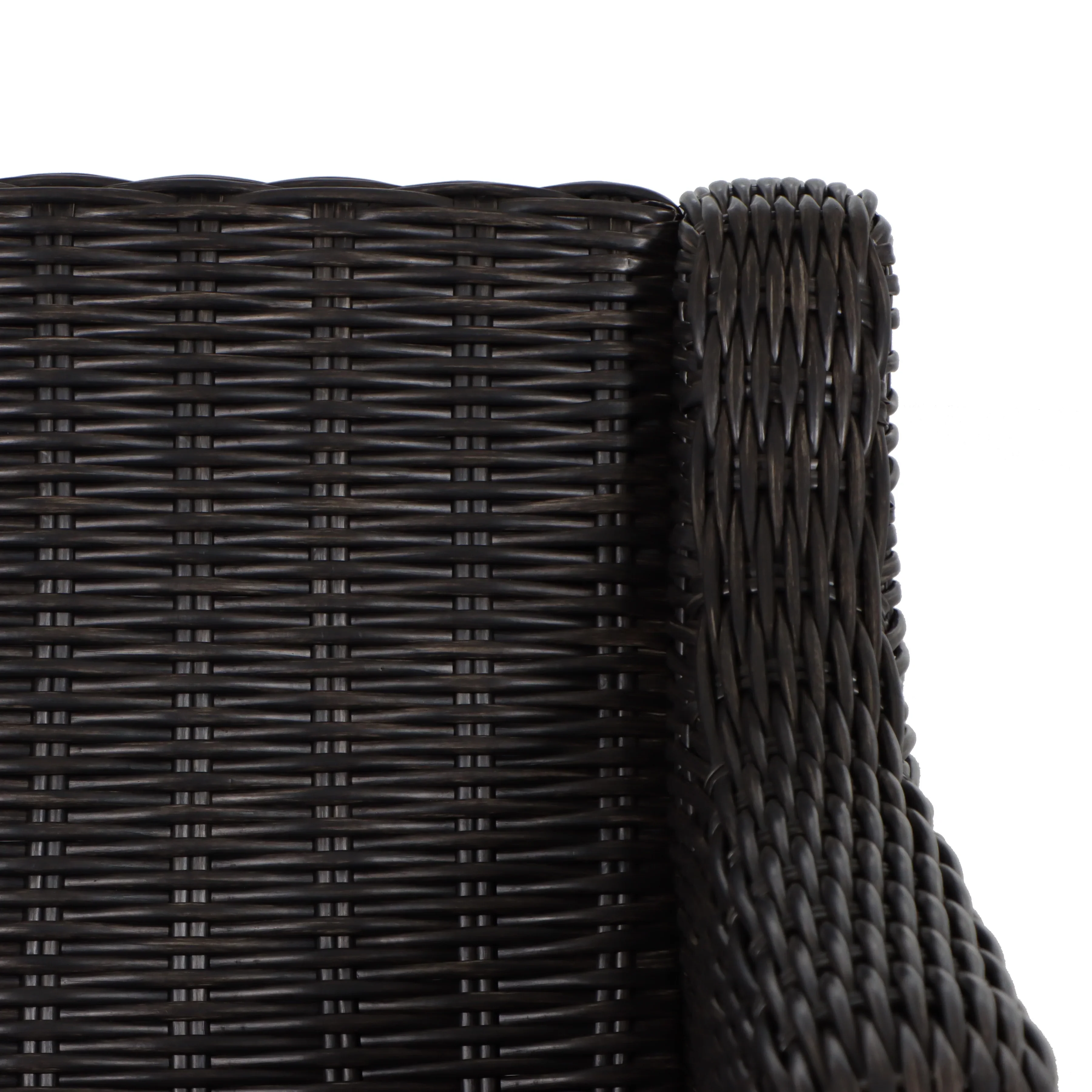 Better Homes & Gardens Bellamy  2-Pack Outdoor Wicker Club Lounge Patio Chairs, Dark Brown