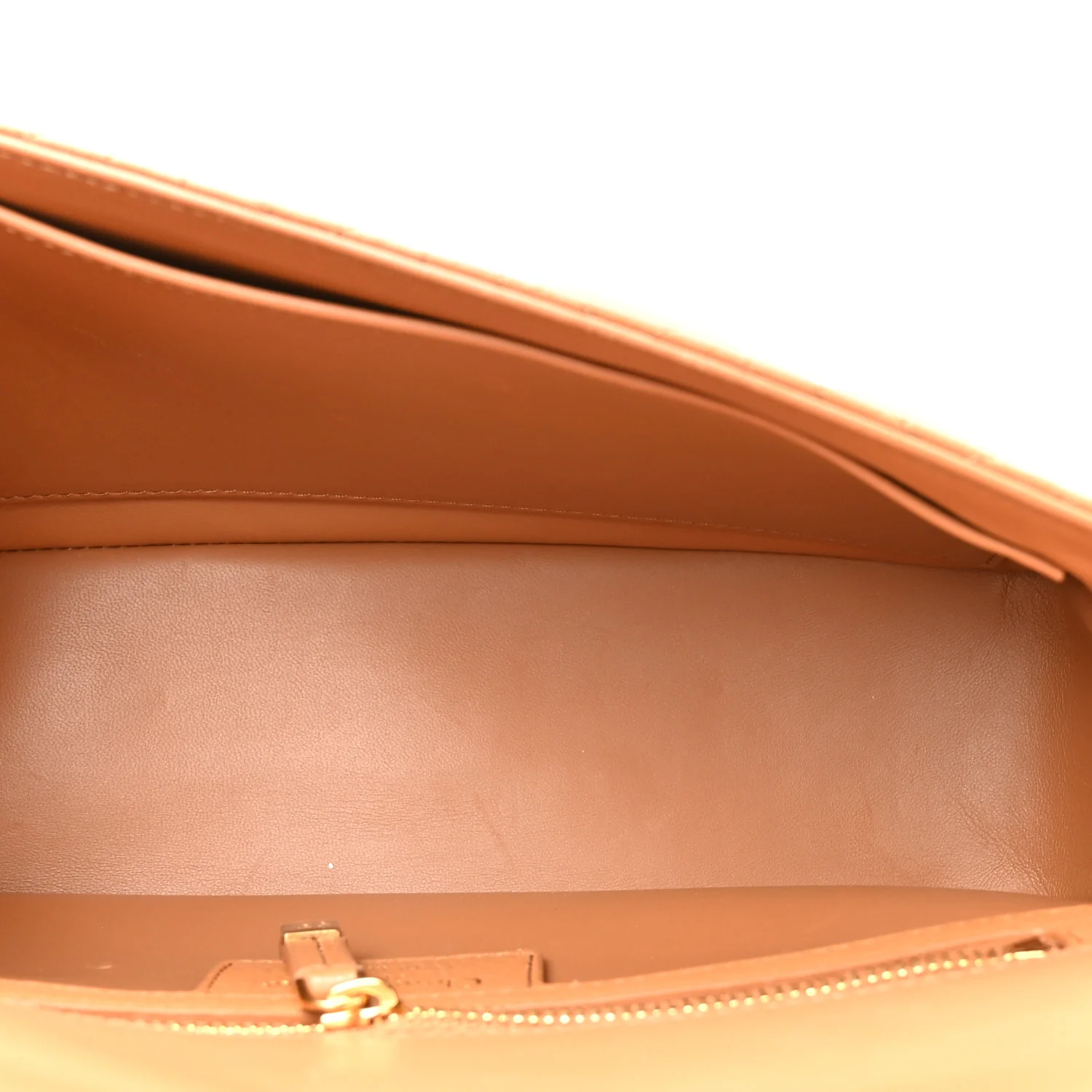 Calfskin Cannage Medium Caro Bag Tan