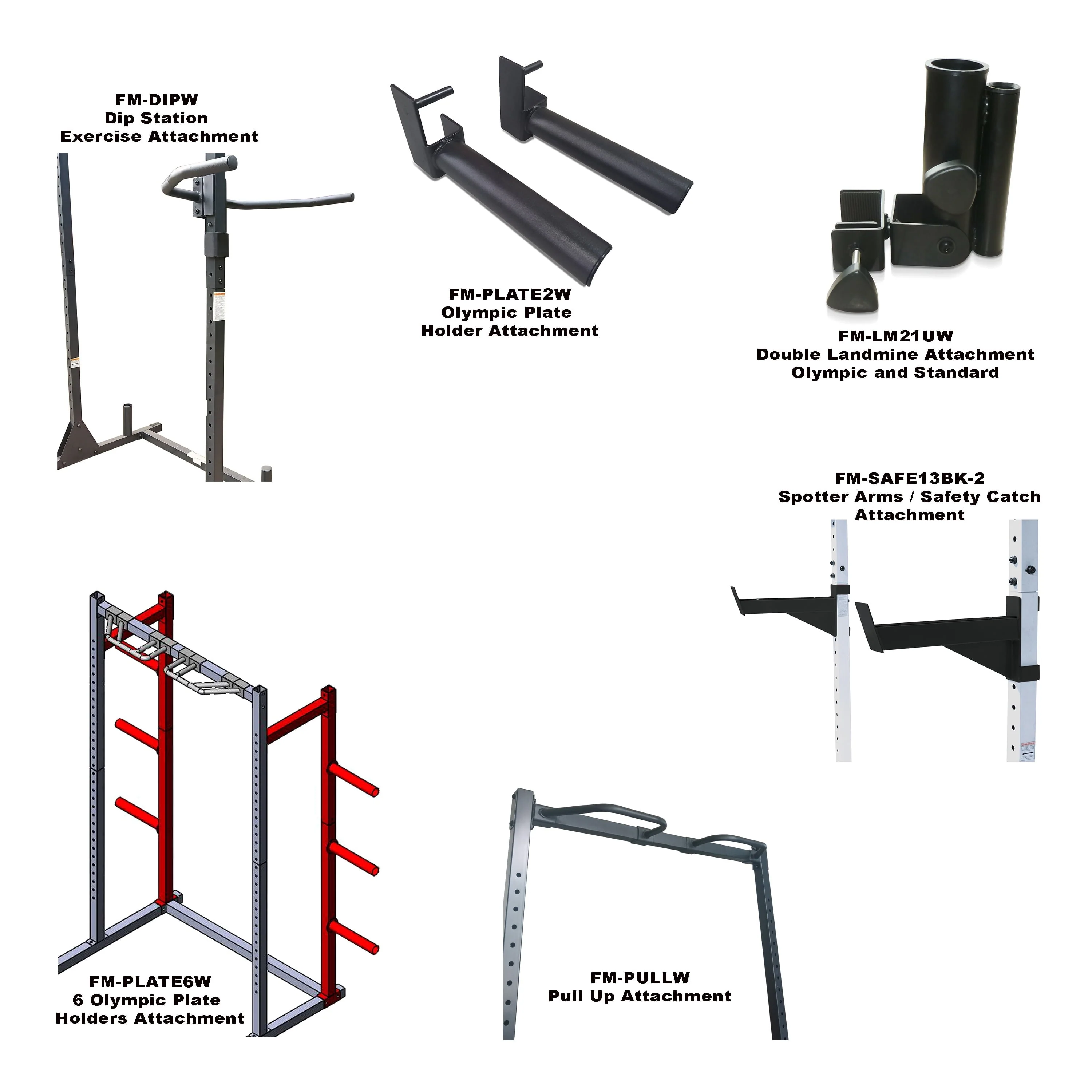 Multi Functional Power and Squat Rack with Bar Holder Image 3