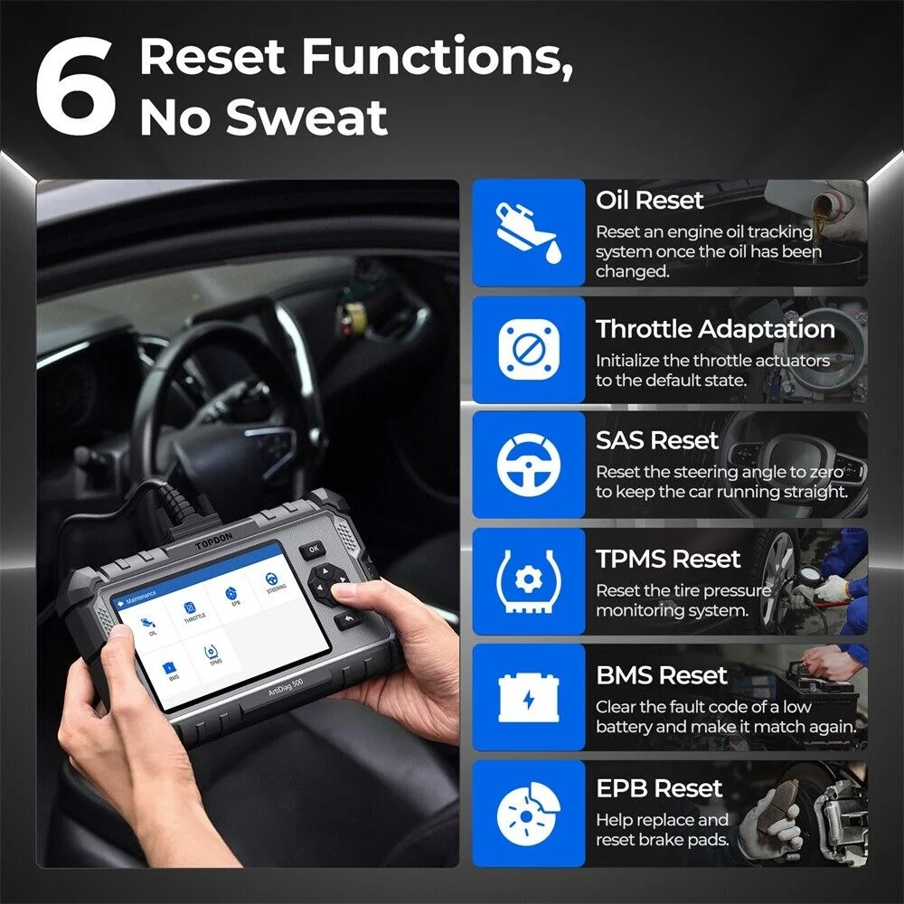 OBD2 Scanner ArtiDiag500 Car Diagnostic Scanner Engine ABS SRS Transmission CAN Diagnostic Full OBD2 Test - Image 6