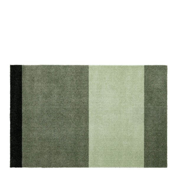 Stripes horisontal gulvmatte 90x60 cm green
