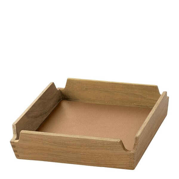 Airy teak brett 18x18 cm Nature