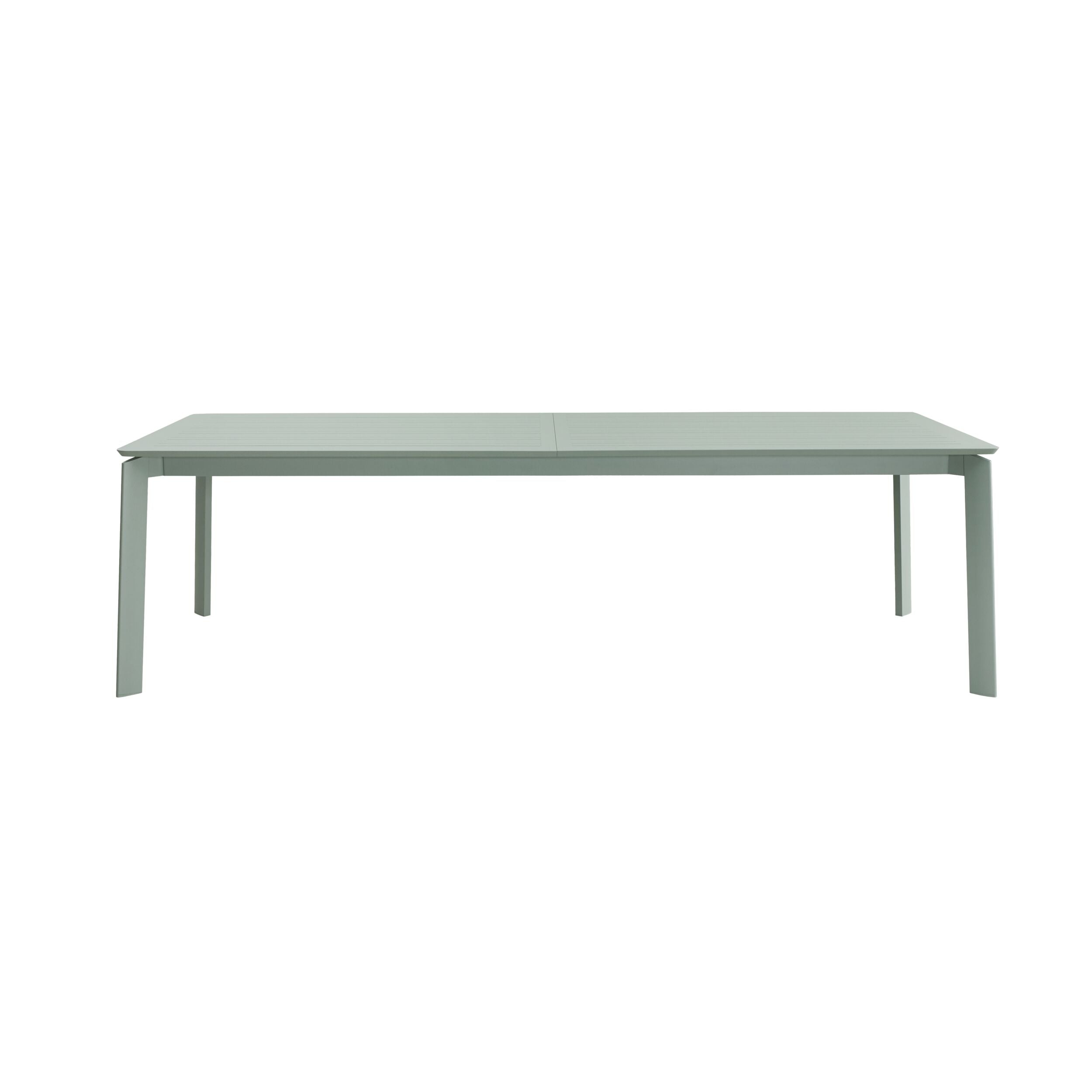 Santana Aluminium Dining Table 260cm (Extends to 370cm) Steely Green