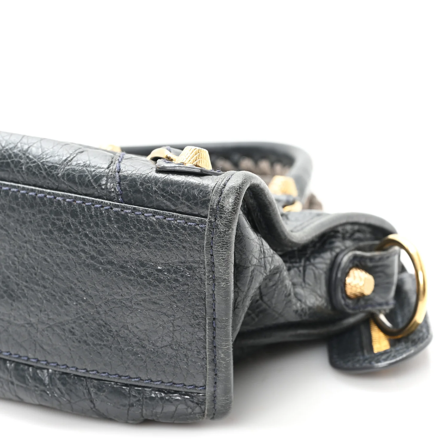 Agneau Giant 12 Gold Hardware Mini City Anthracite