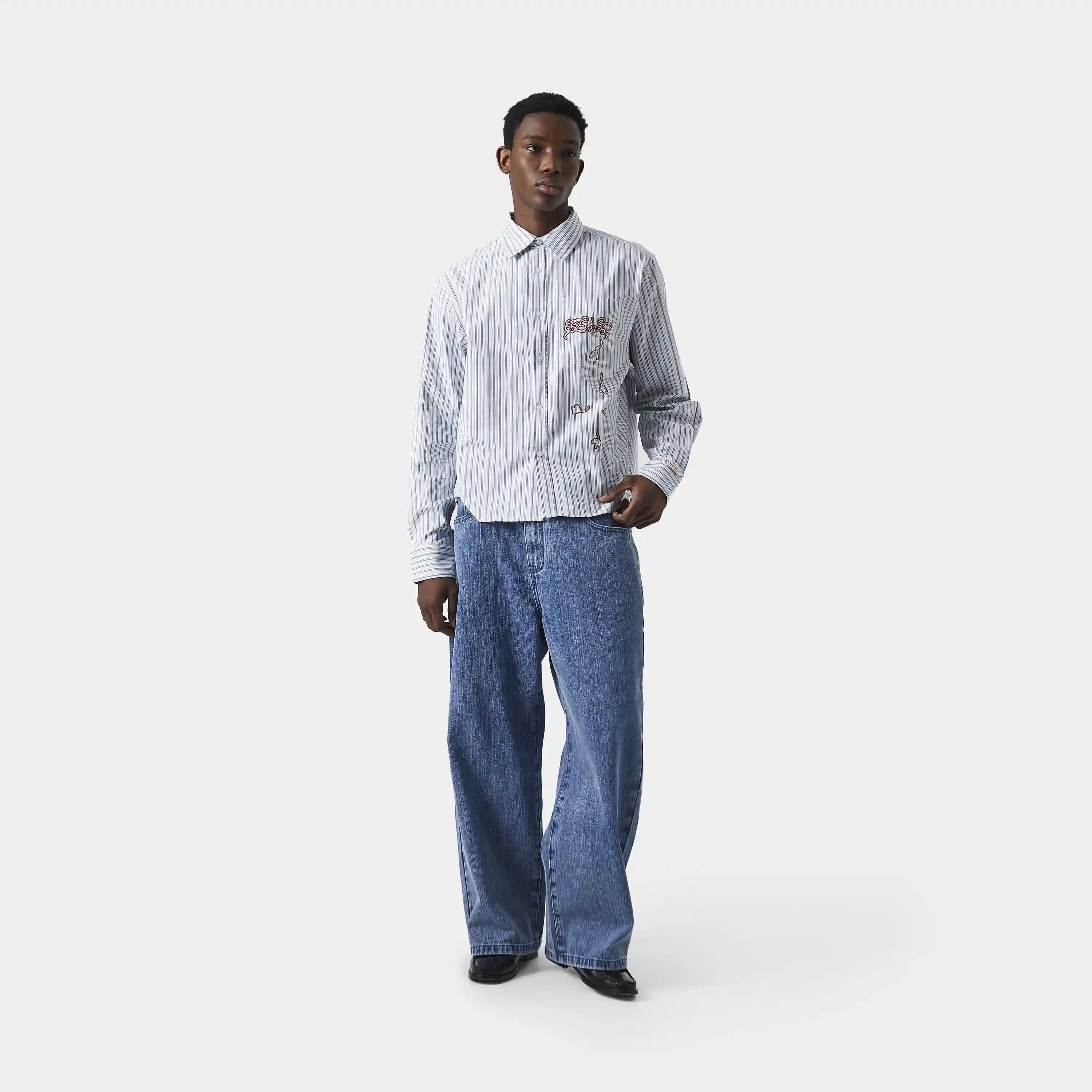 Don Boxy Stripped Shirt