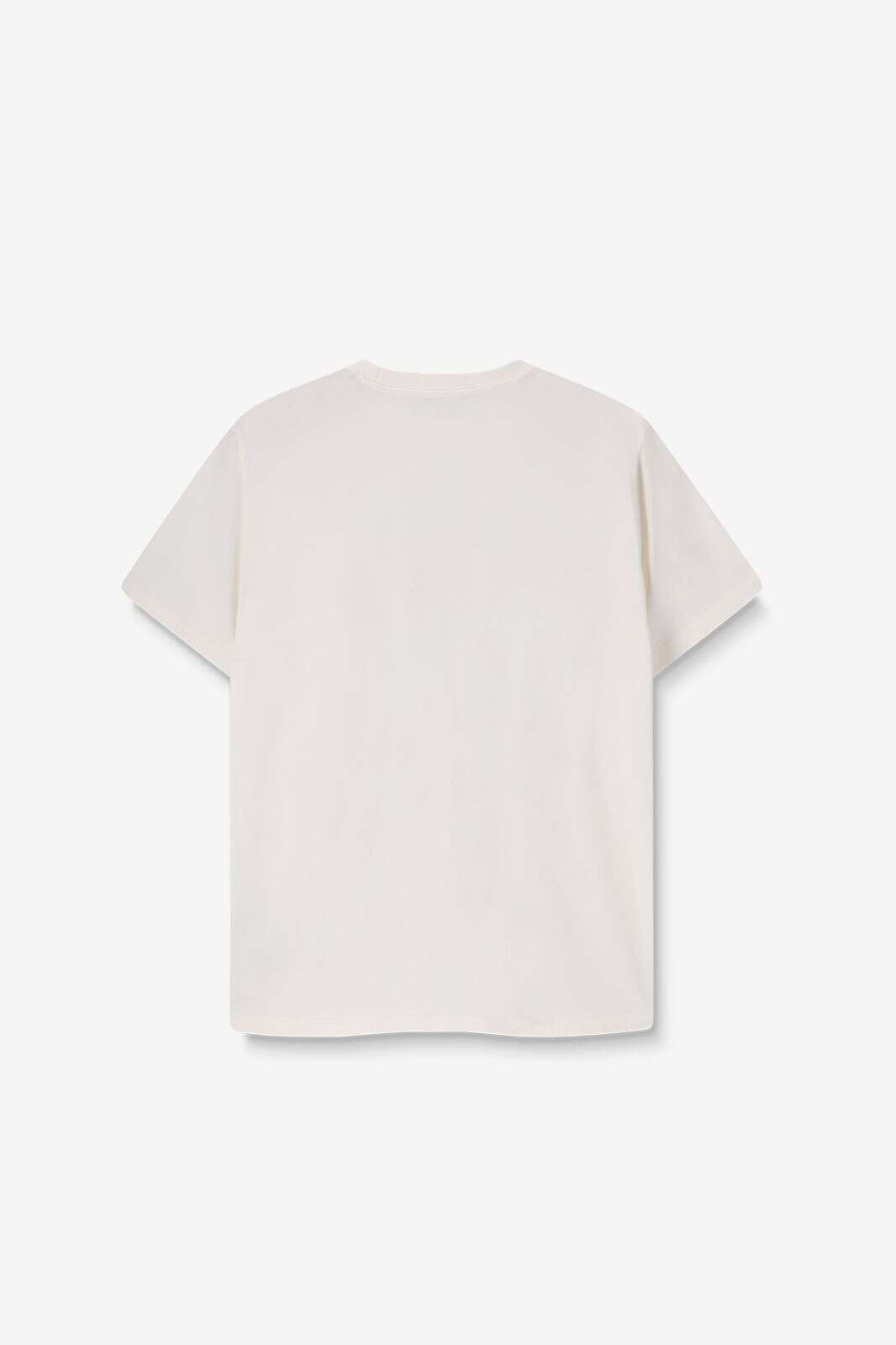 Wit T-shirt met artwork