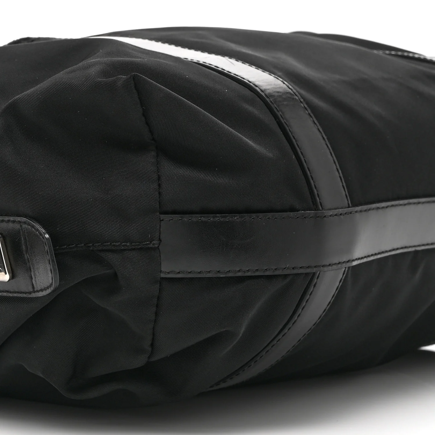 Tessuto Nylon Saffiano Tote Black