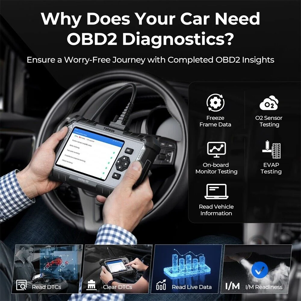 OBD2 Scanner ArtiDiag500 Car Diagnostic Scanner Engine ABS SRS Transmission CAN Diagnostic Full OBD2 Test - Image 4