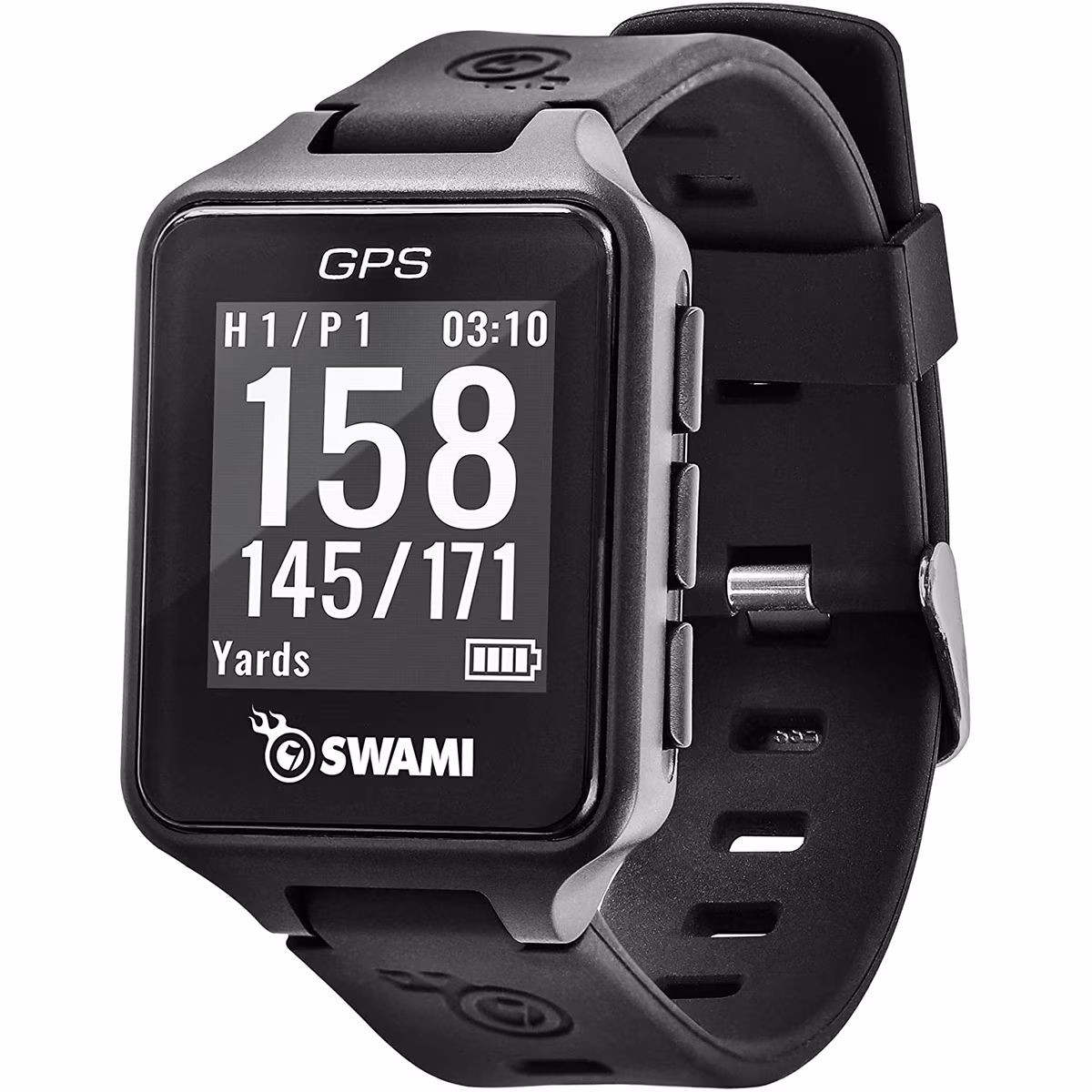 Golf Swami Golf GPS Watch, with 38,000+ Preloaded Course Maps