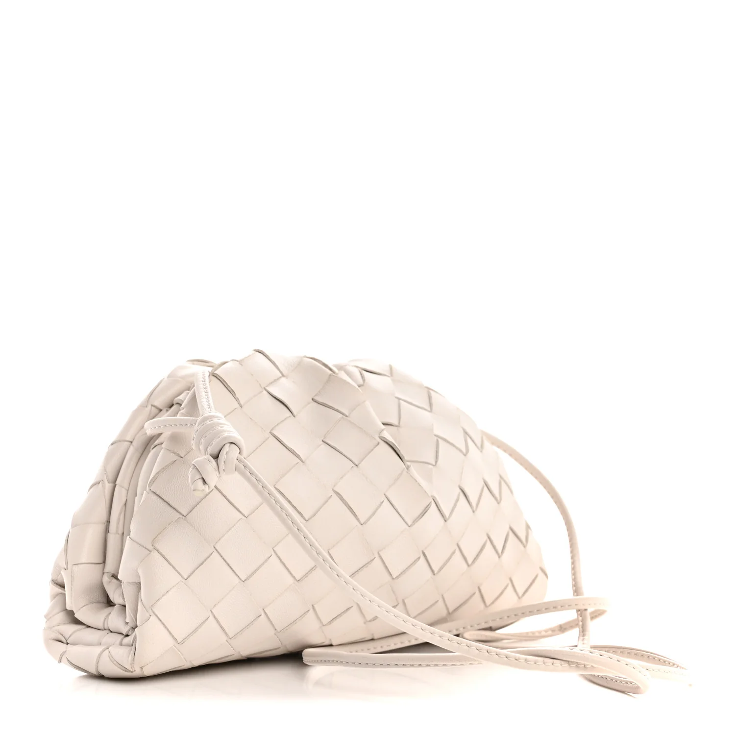 Nappa Intrecciato The Mini Pouch Chalk