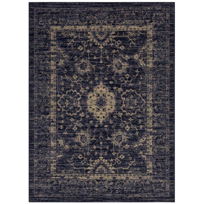 Indigo Vintage Distressed Area Rug 5'x7' Threshold