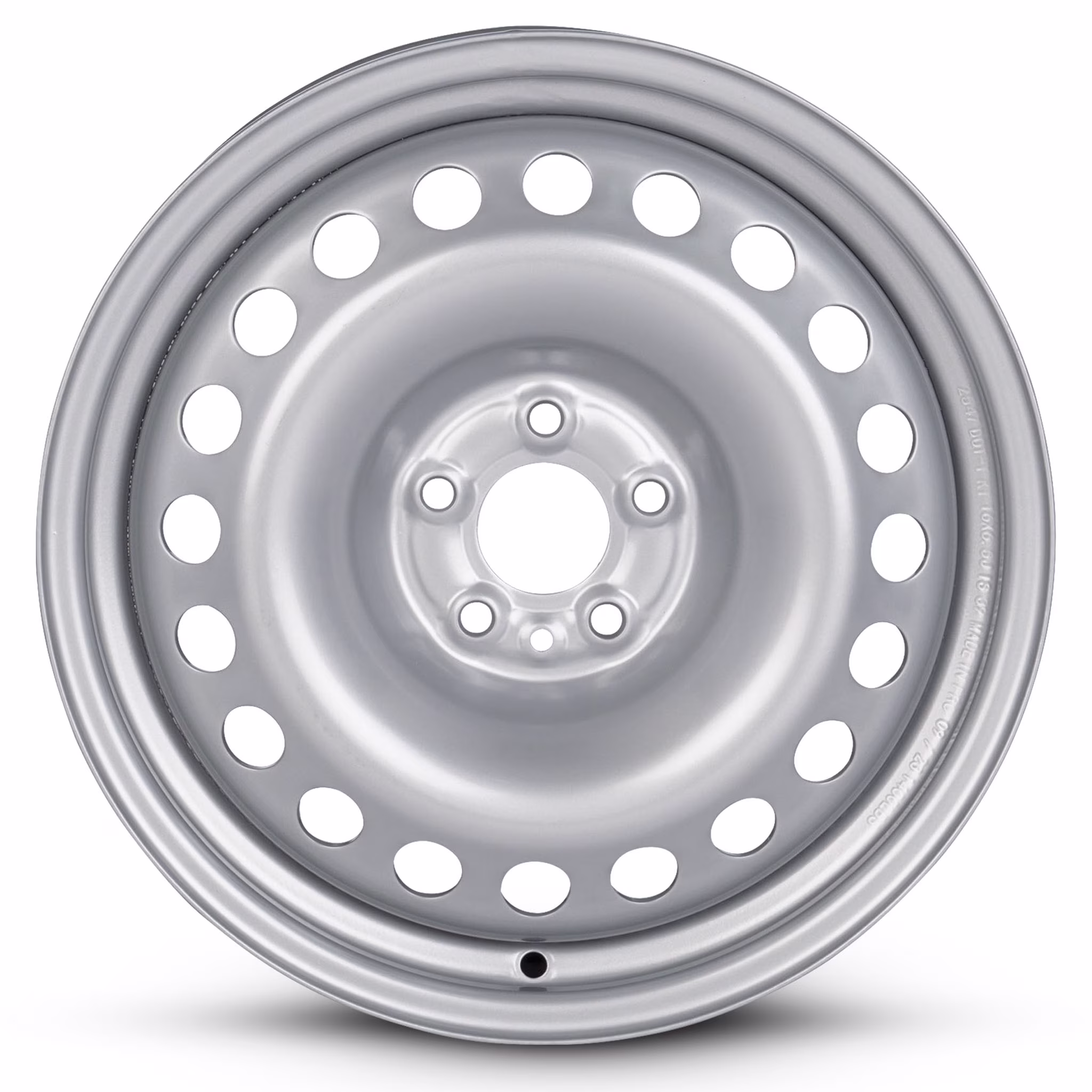 Wheel Rim for 2015 - 2021 Dodge Promaster City 16 in Silver Steel Rim Direct Fit