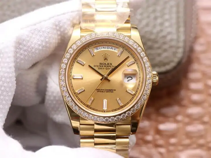 Rolex Day Date M228348RBR-0002 EW Factory Rose Gold Case