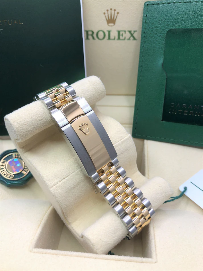 [Super Clone]RLX  Datejust 36mm 126233-0037 Golden Palm Motif 36mm Dial Jubilee Bracelet Watch