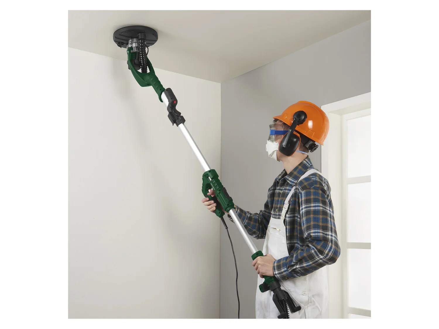 PARKSIDE Ponceuse murs et plafonds avec manche tlescopique PWDS 920 B2, 710 W