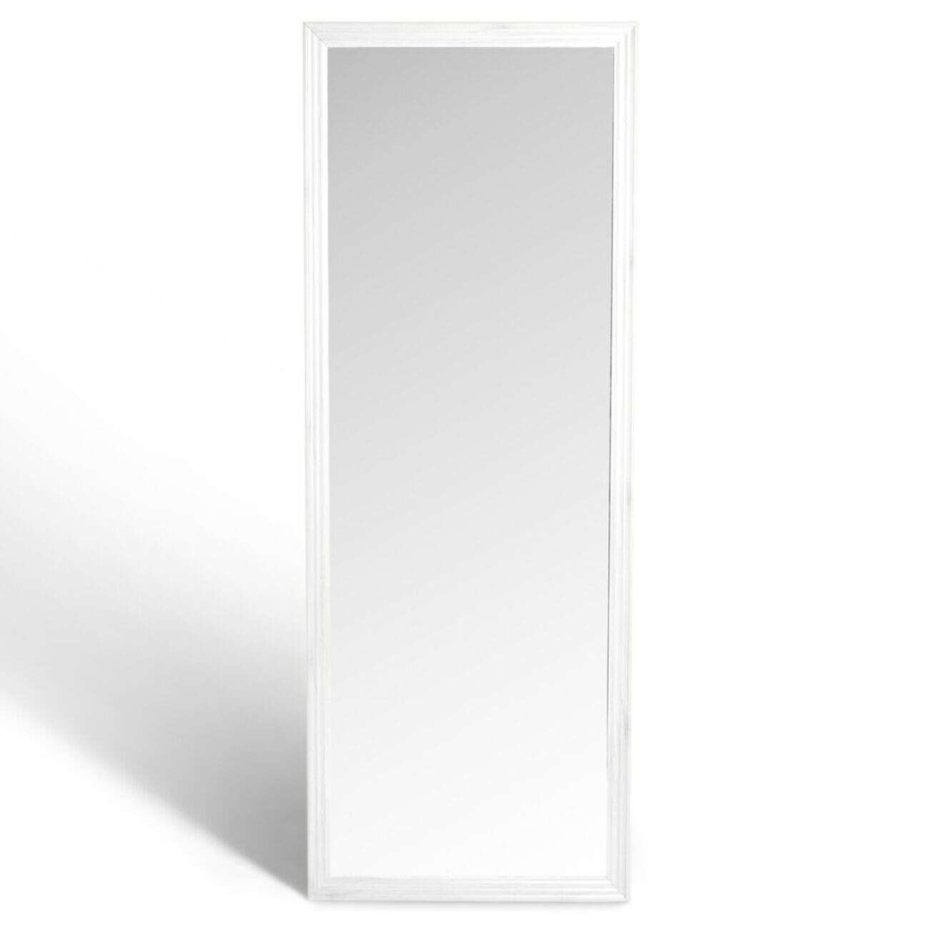 Miroir XL plastique blanc 72,5x195cm