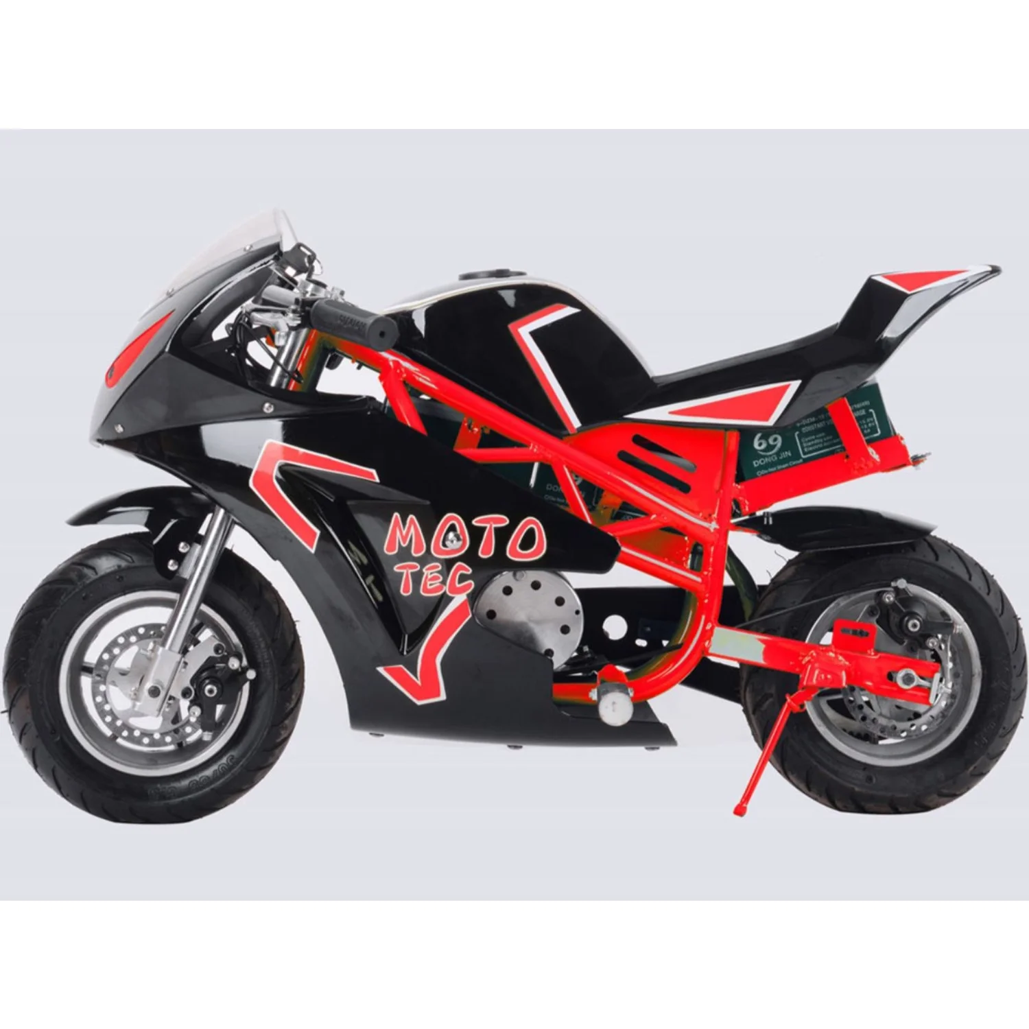 36v 500w Electric Powered Pocket Bike Mini Motorcycle GT Red Image 3
