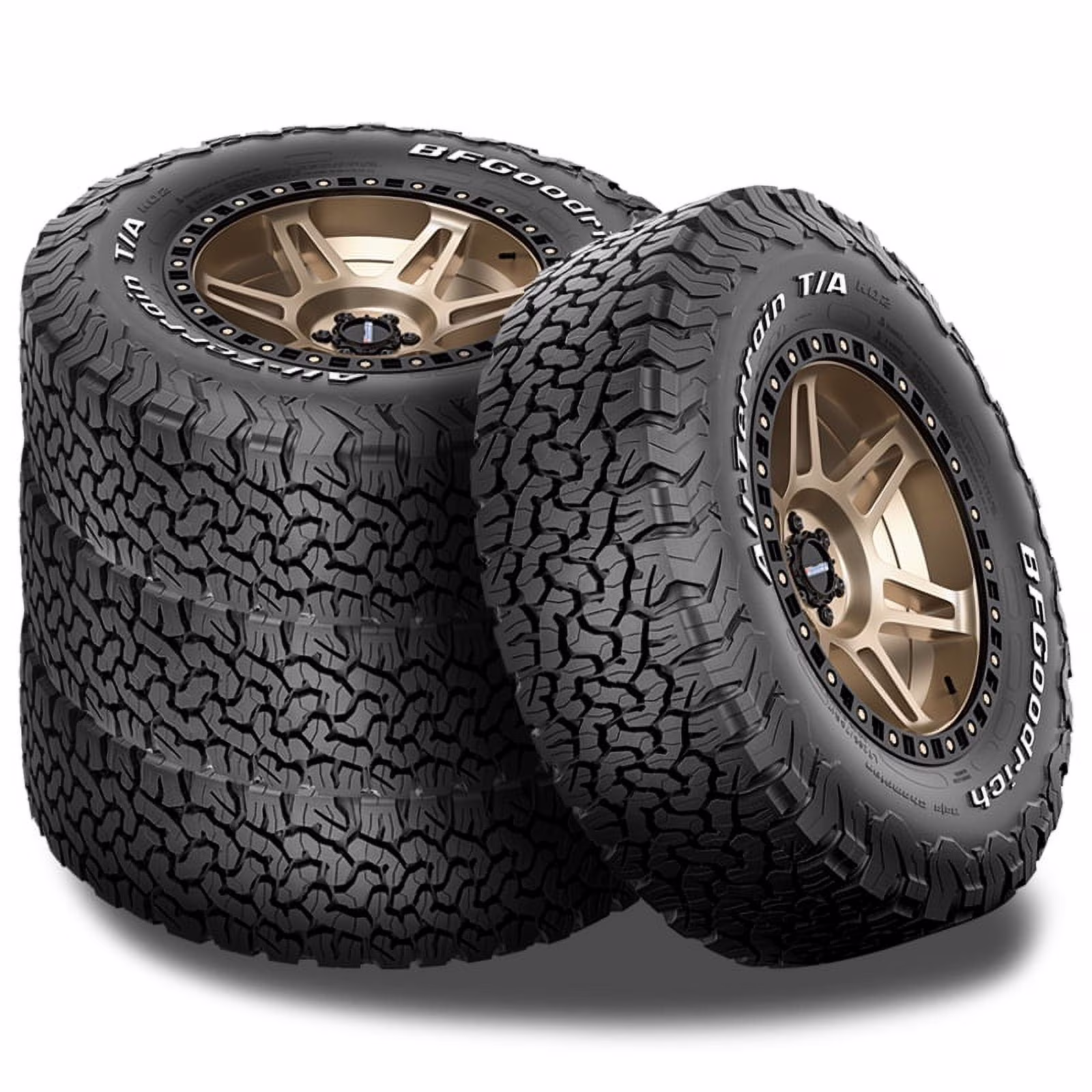 Set of 4 BFGoodrich All-Terrain T/A KO2 LT245/70R16 113/110S RWL 8/D Truck SUV Tires BF28855 / 245/70/16 / 2457016