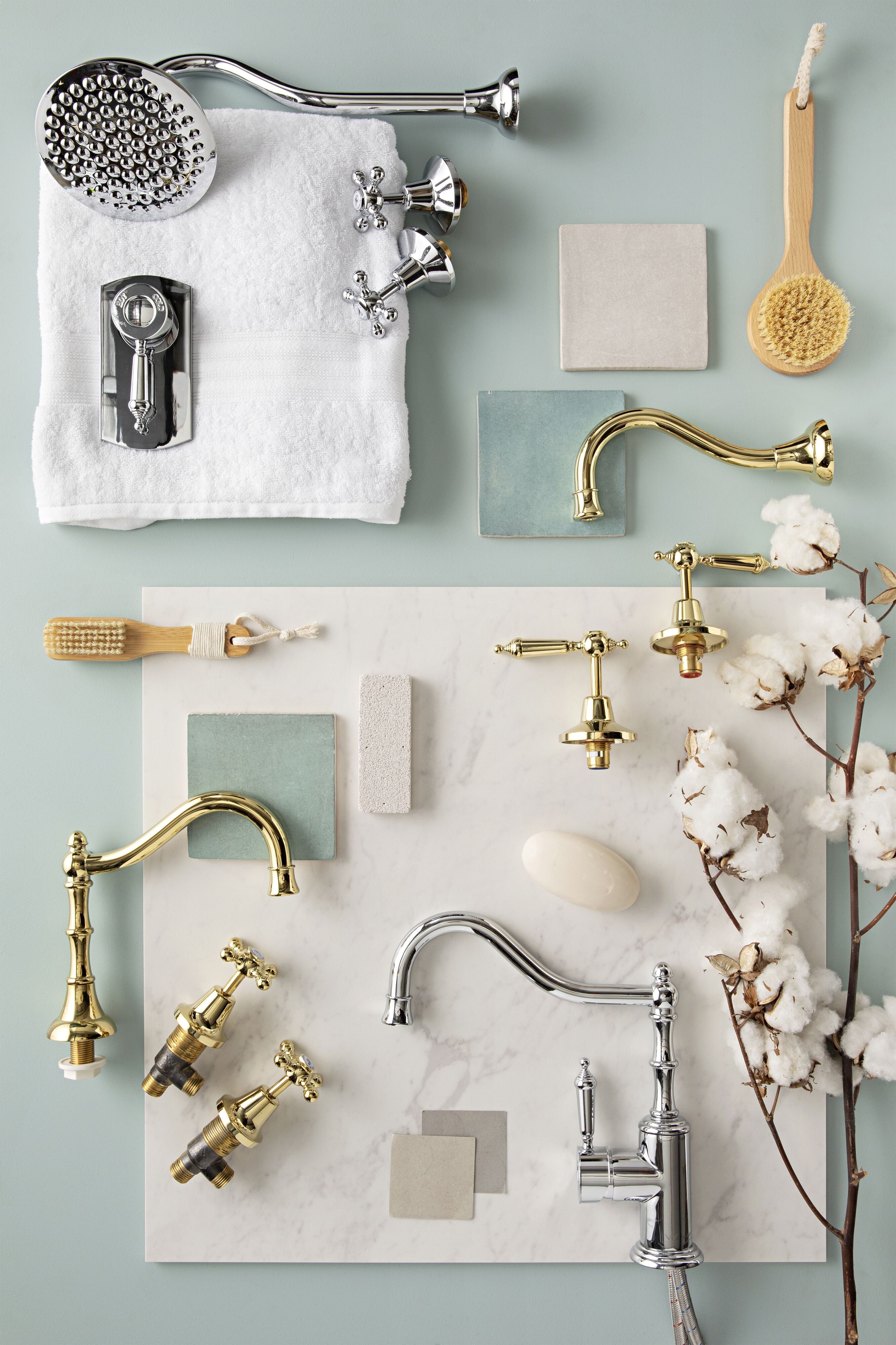Rochelle Lever Bath Set PVD
