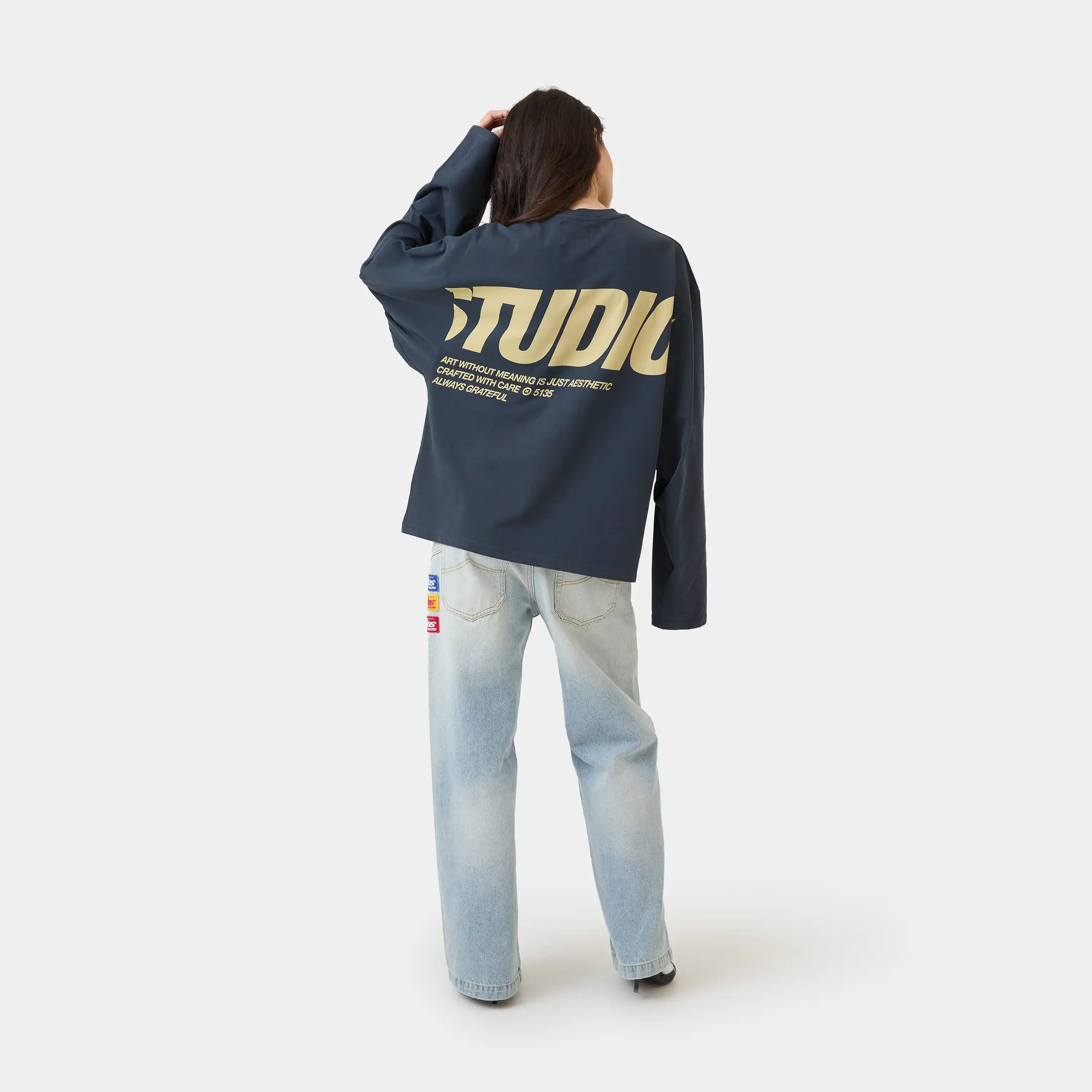 Thrill Navy Long Sleeve
