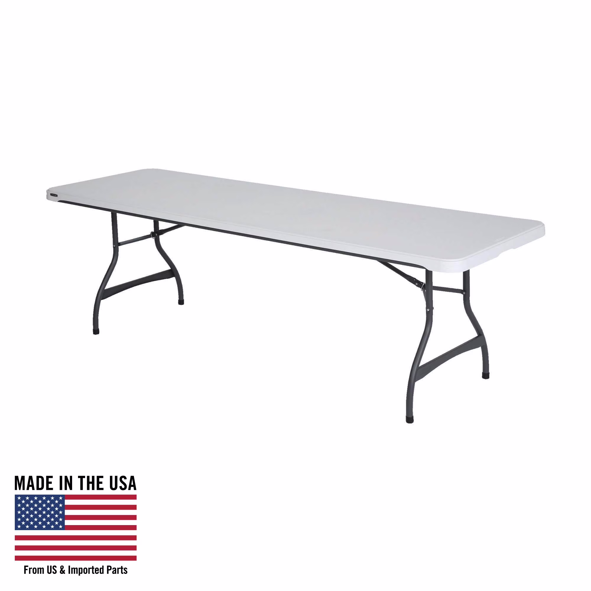 Lifetime 8 Ft. Commercial Nesting Rectangle Folding Table for Indoor/Outdoor Use