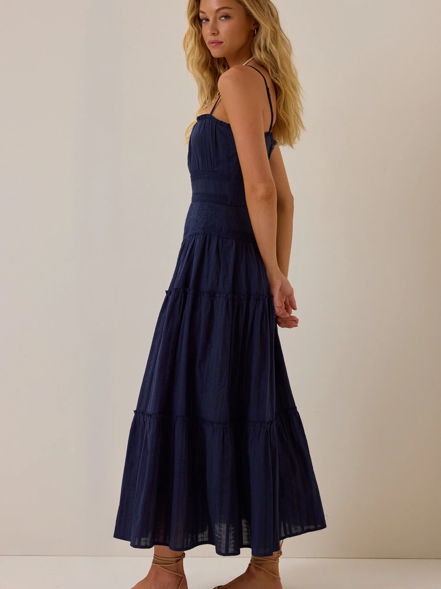 Odette Maxi Dress - NAVY