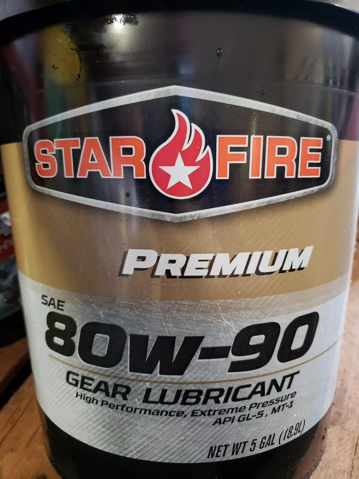 Premium 80W-90 Gear Oil Lubricant 5 Gallon Pail