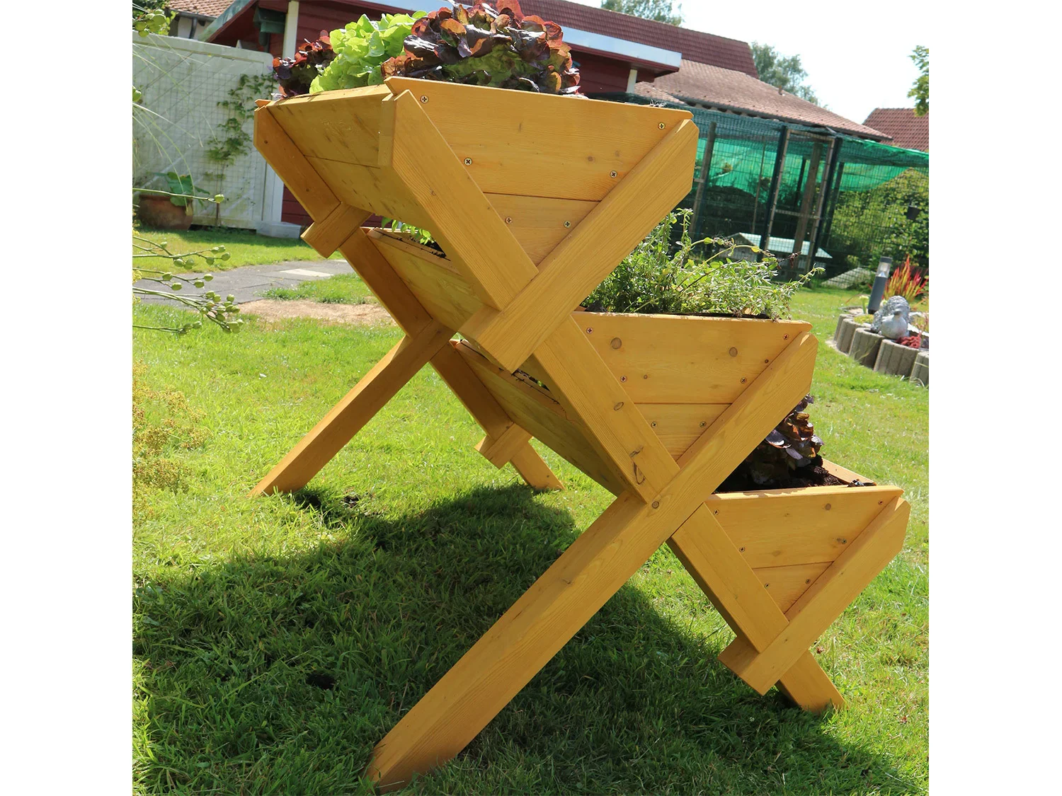 HABAU Jardinire surleve sur pieds Trio