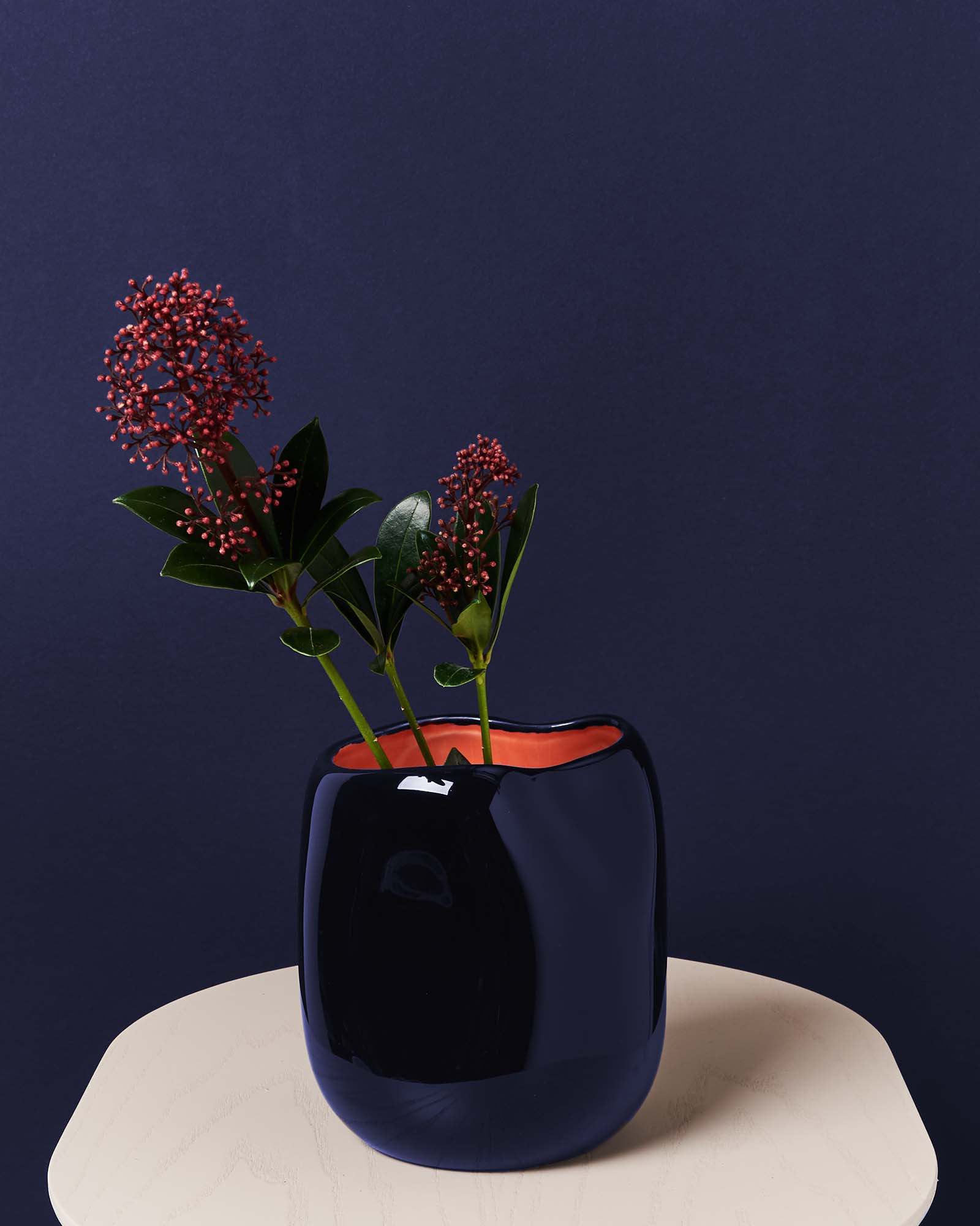 JOÃO - VASE M BLUE CORAL