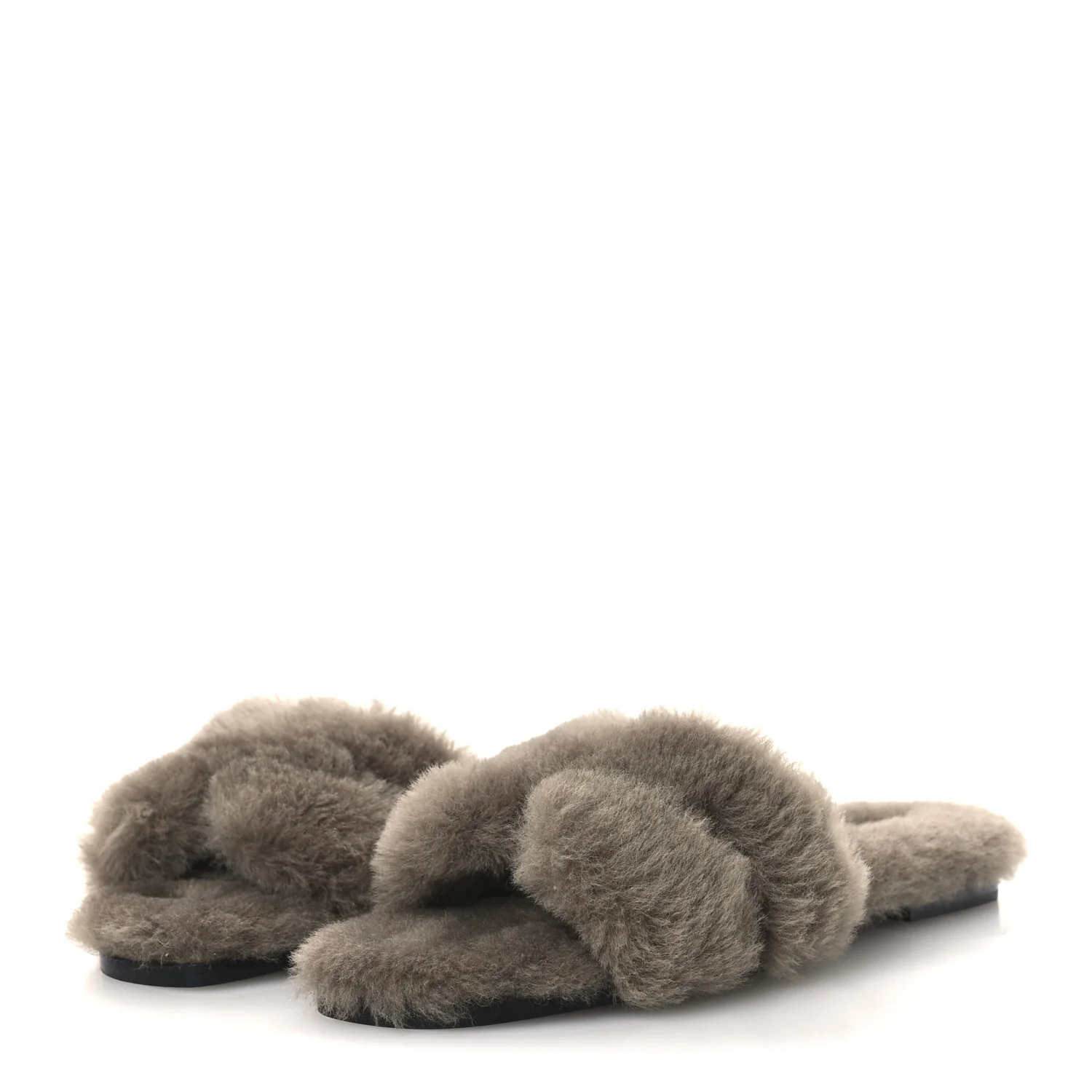 Woolskin Oran Sandals 38.5 Etoupe