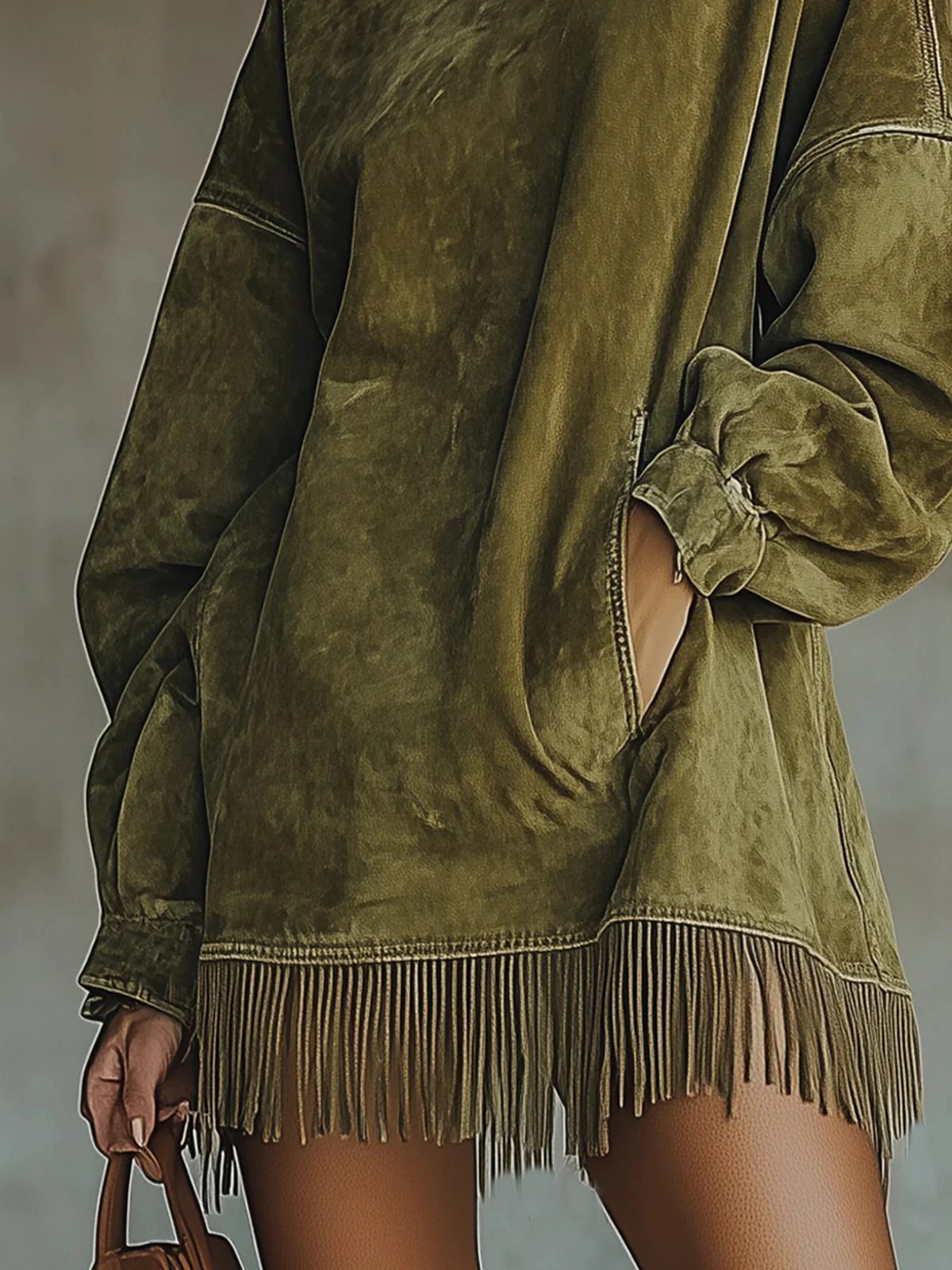 Margaux | Robe midi élégante à col roulé