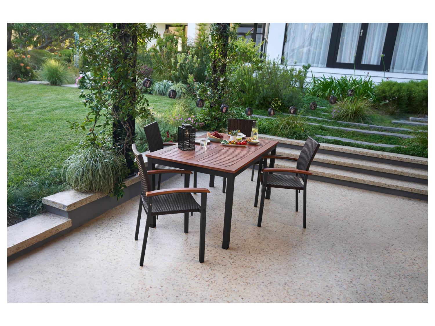 LIVARNO Fauteuil en rsine tresse Valencia
