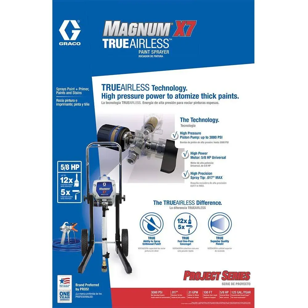 Pistolet à peinture Graco 262805 Magnum X7