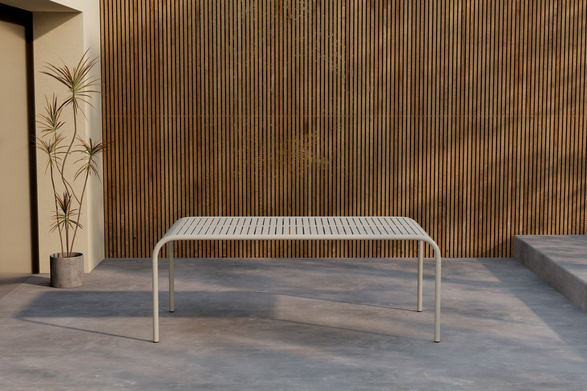 Rebellenclub Apollo Tuintafel - 200 x 100 cm - Beige