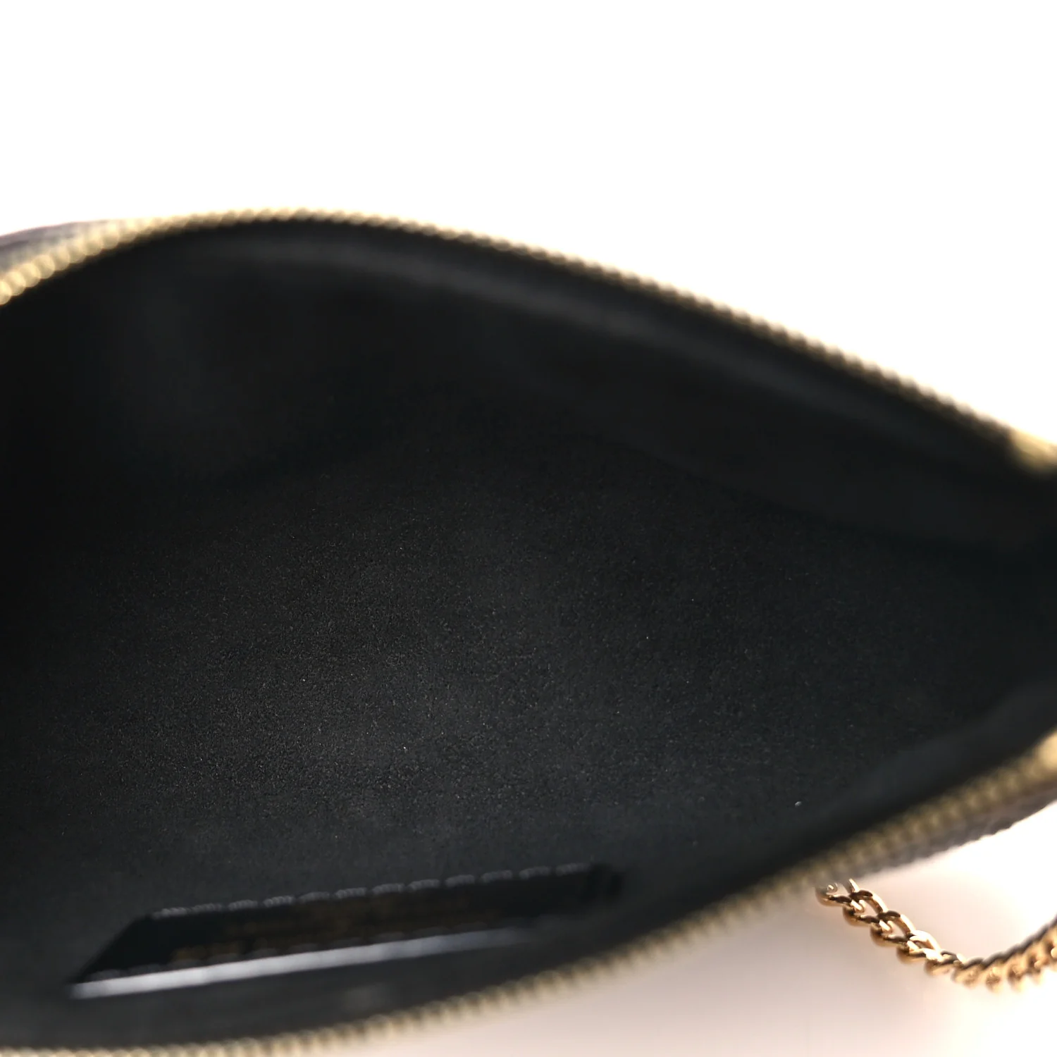 Damier Paillettes Mini Pochette Accessories Black