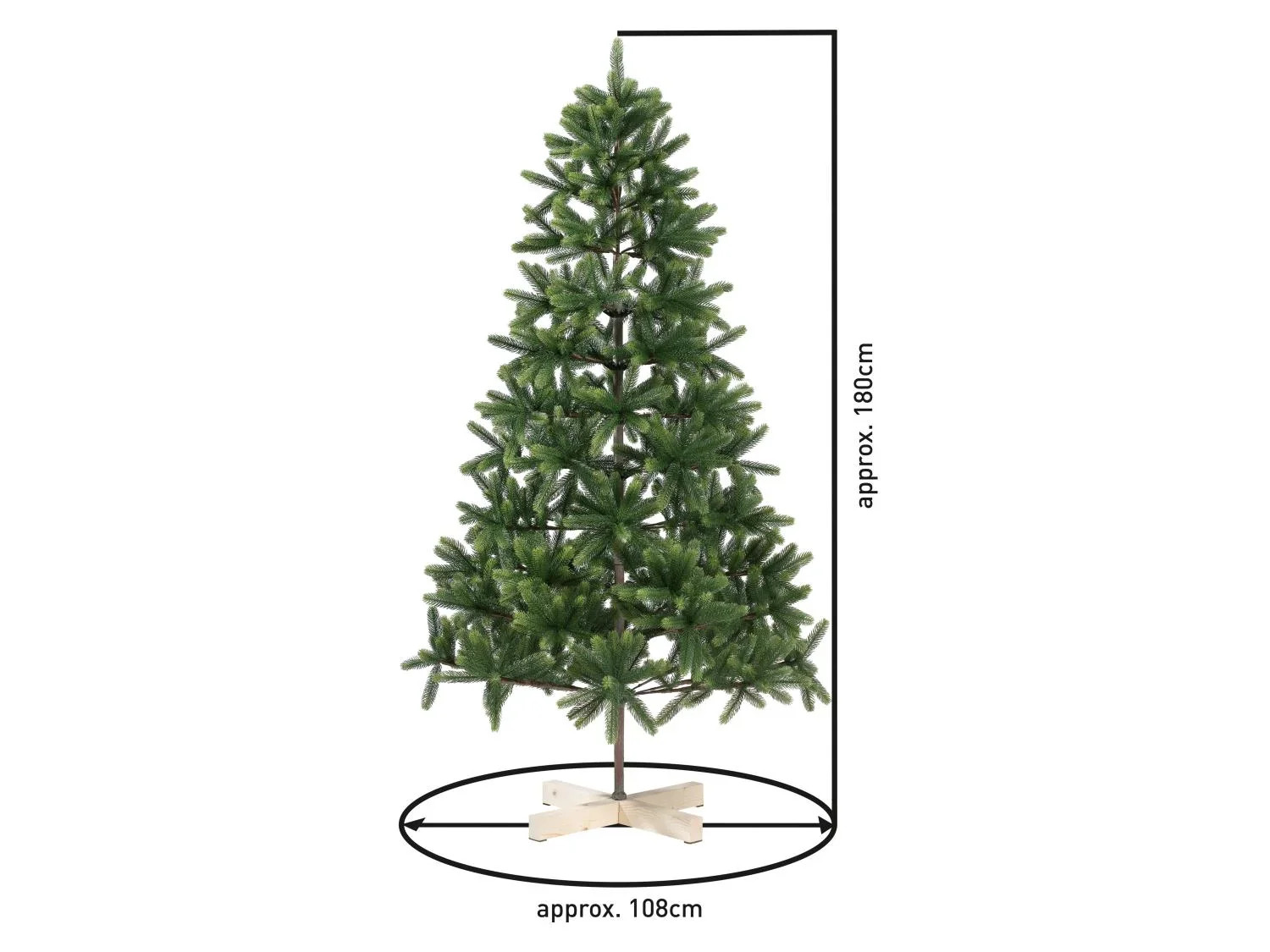LIVARNO home Sapin de Nol artificiel, 180 cm
