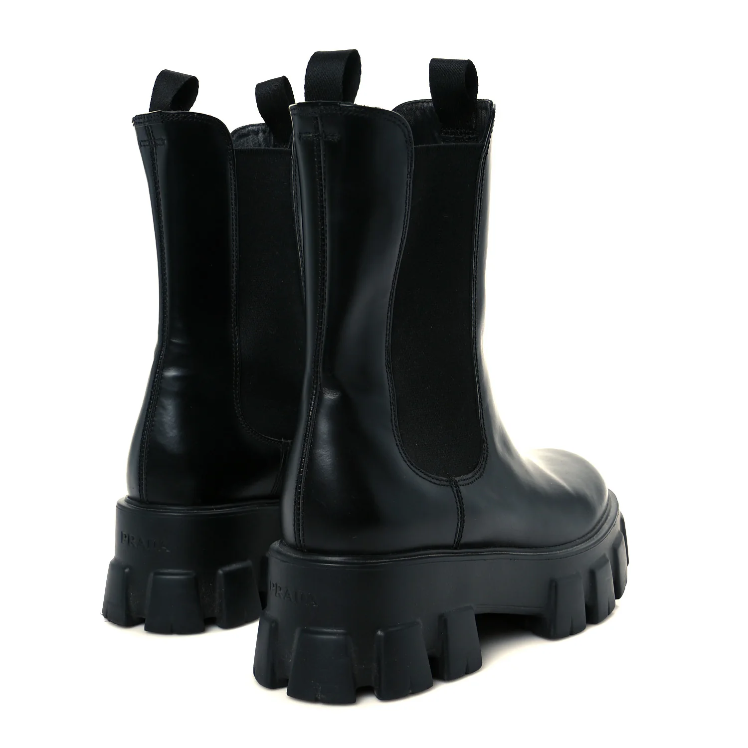 Spazzolato Rois Monolith Chelsea 55mm Tall Boots 38 Black