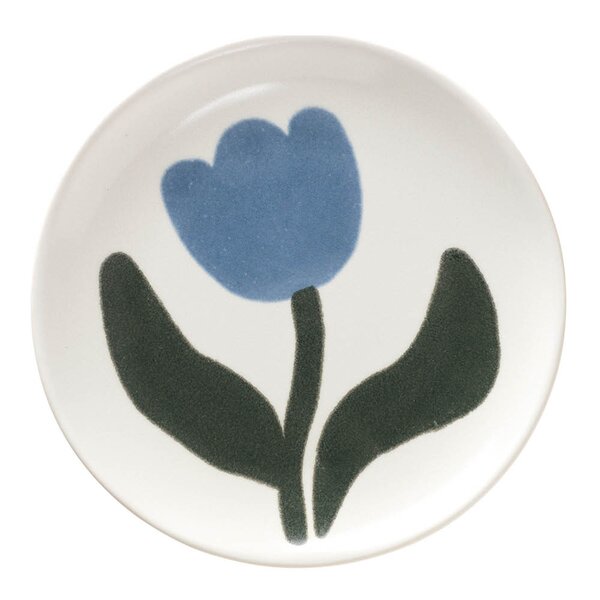 Dora tallerken 15 cm Dusty Blue/Agave Green