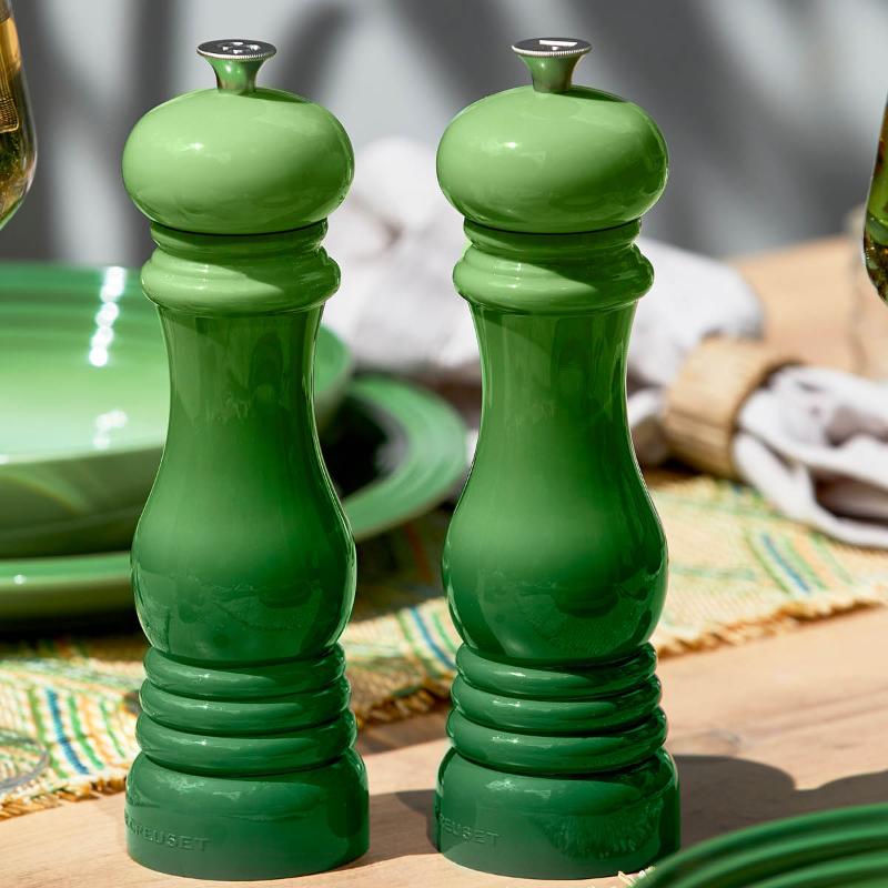 Saltkvern 21 cm bamboo green