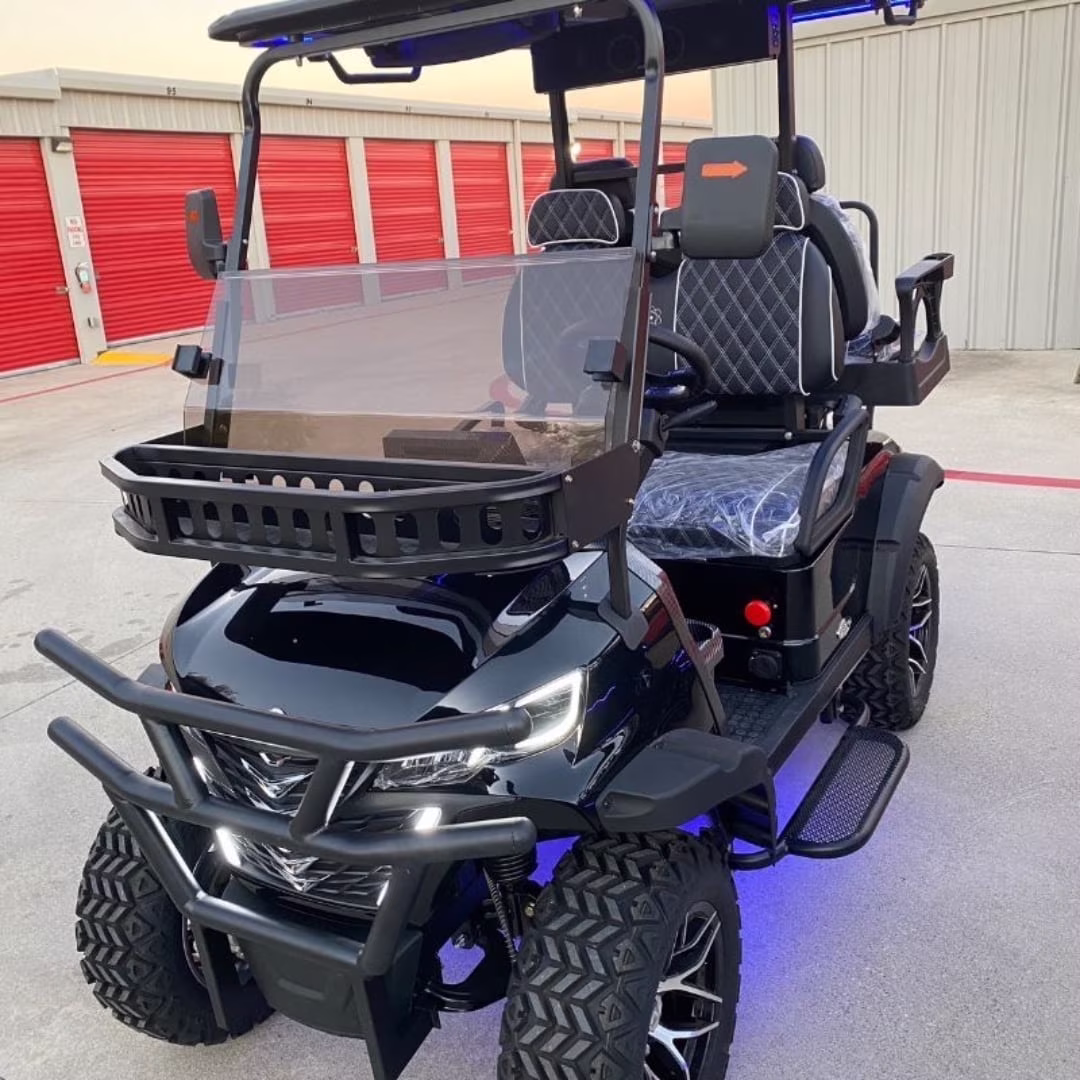 Revolution Outdoors Electron Charge 52V 150ah Loaded 4 - Seater Battery Golf Cart for Outdoor