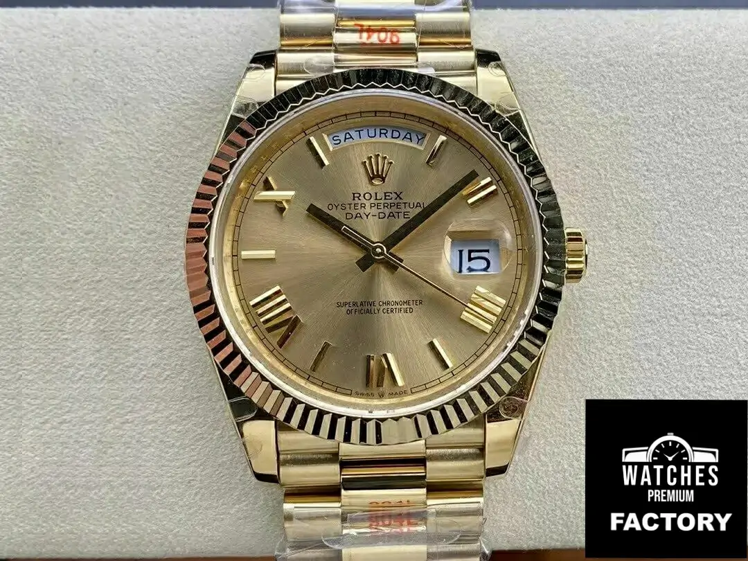Rolex Day Date M228238-0006 904L Gold Case