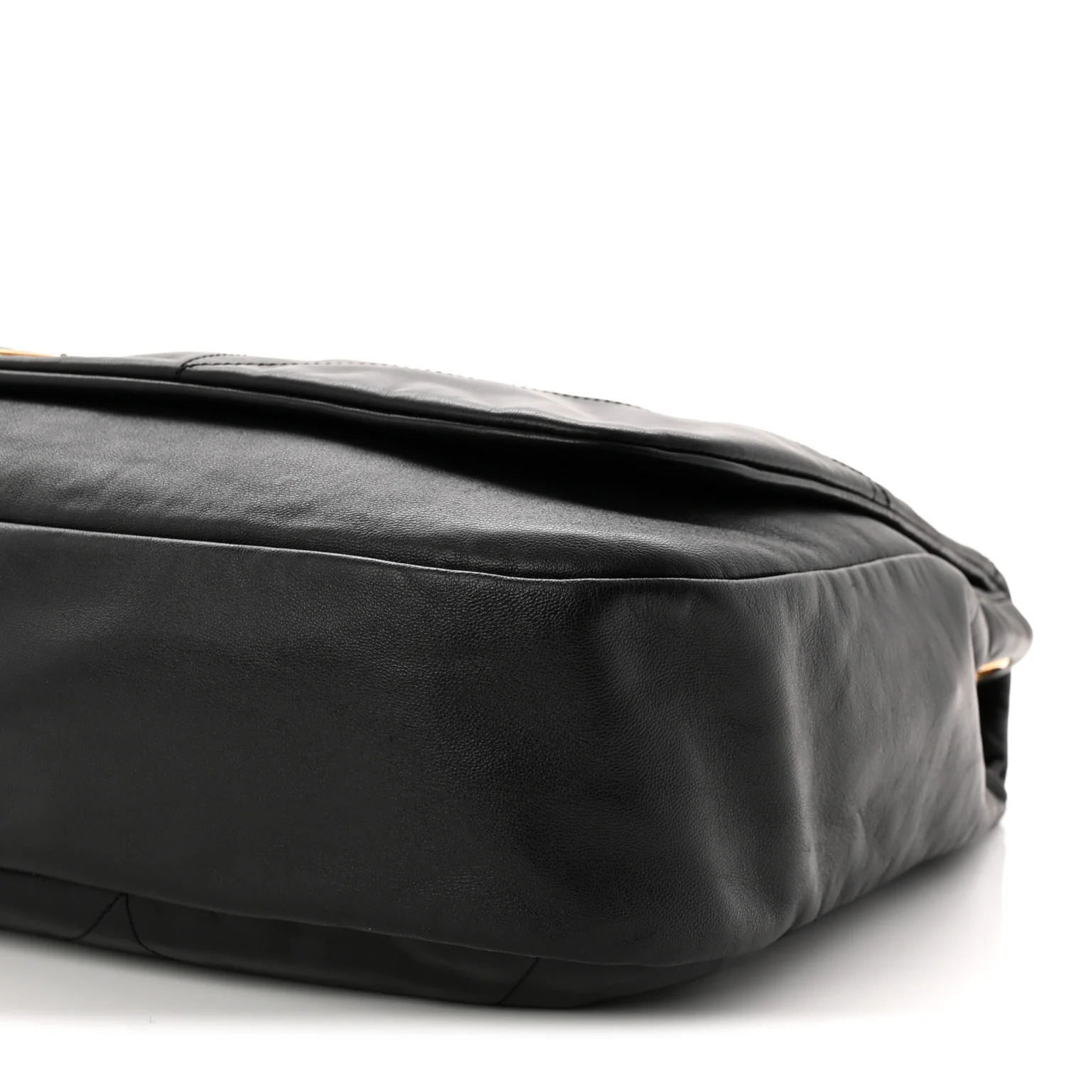 Lambskin Matelasse Monogram Large Jamie 4.3 Black